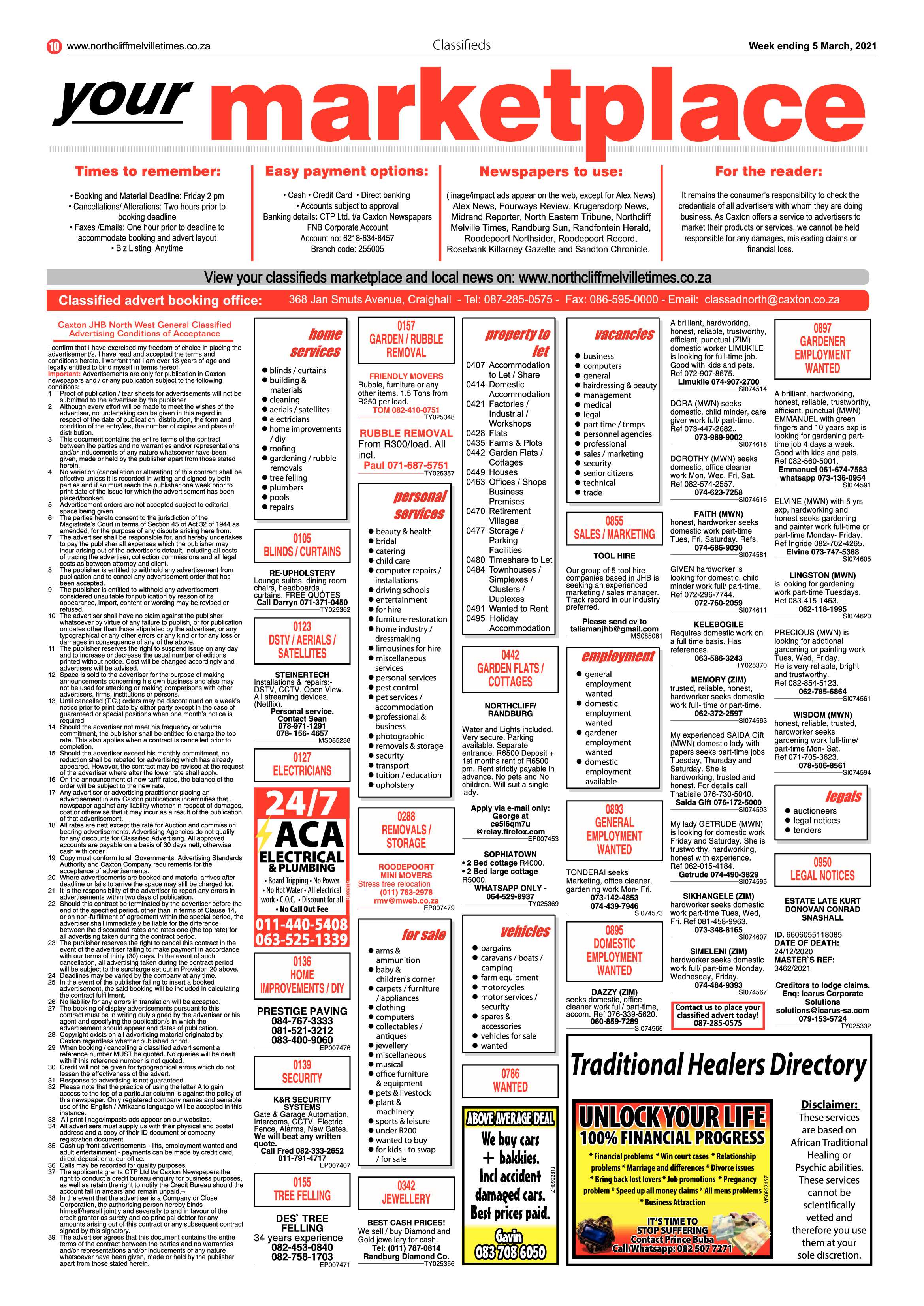 Northcliff Melville Times 5 March 2021 page 10