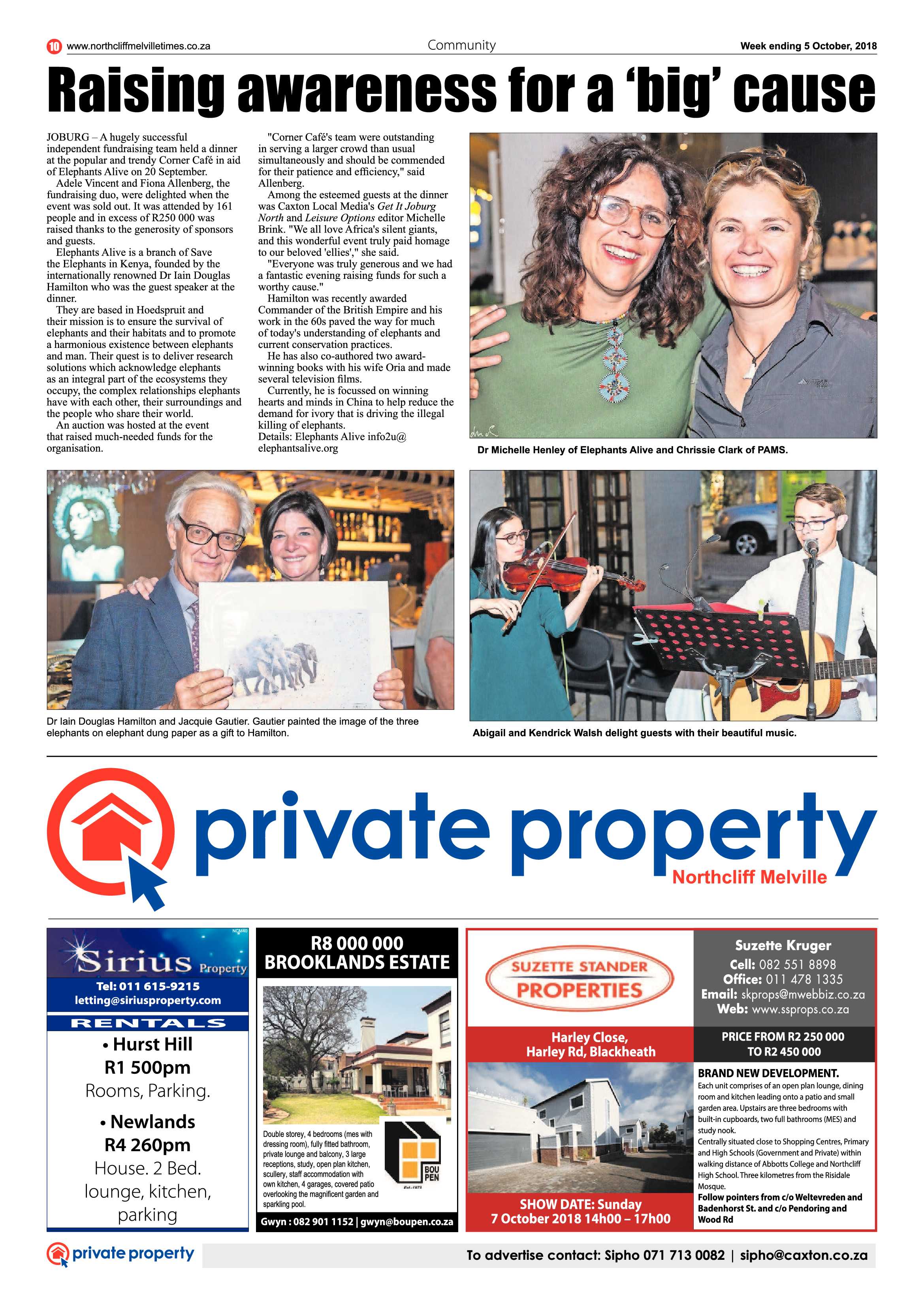 Northcliff Melville Times 5 October 2018 page 10