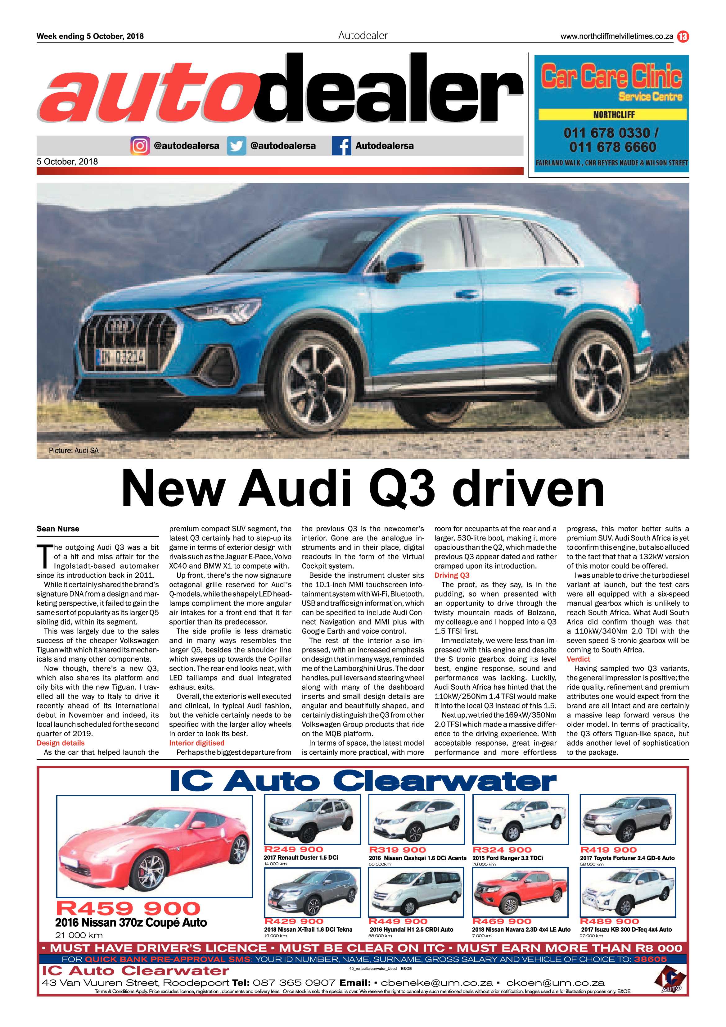 Northcliff Melville Times 5 October 2018 page 13