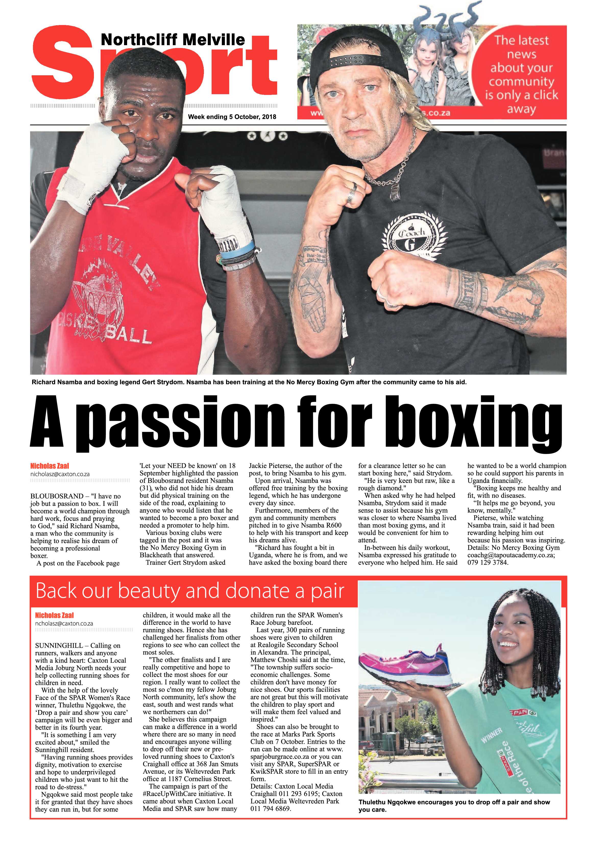 Northcliff Melville Times 5 October 2018 page 16