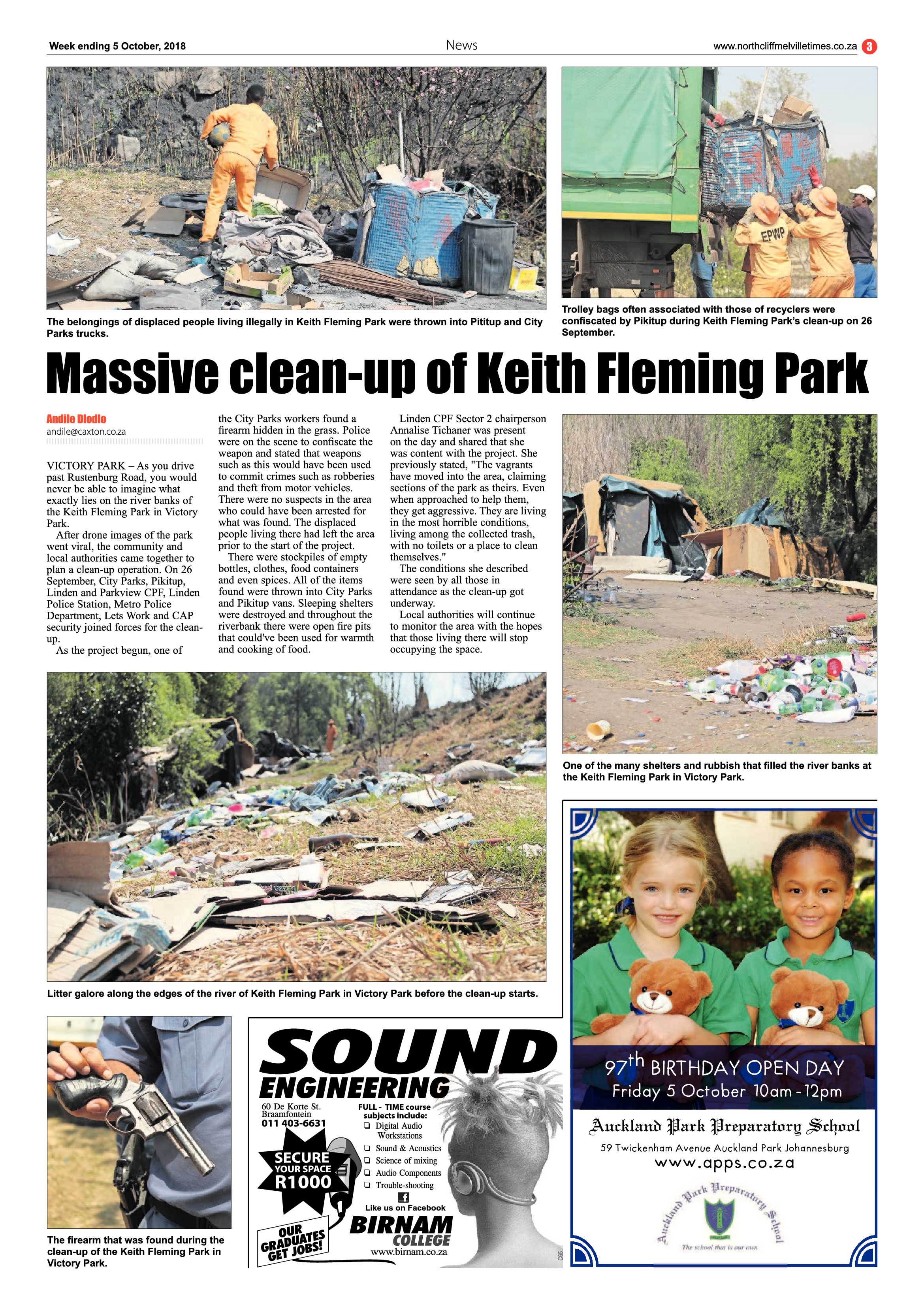 Northcliff Melville Times 5 October 2018 page 3