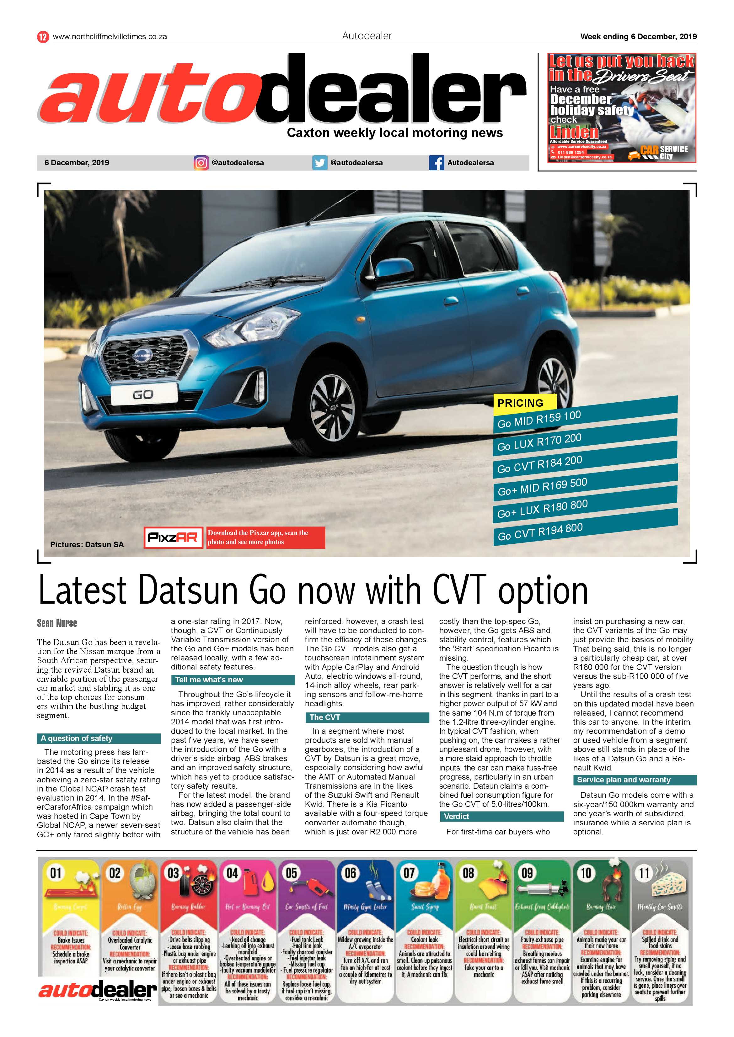 Northcliff Melville Times 06 December 2019 page 12