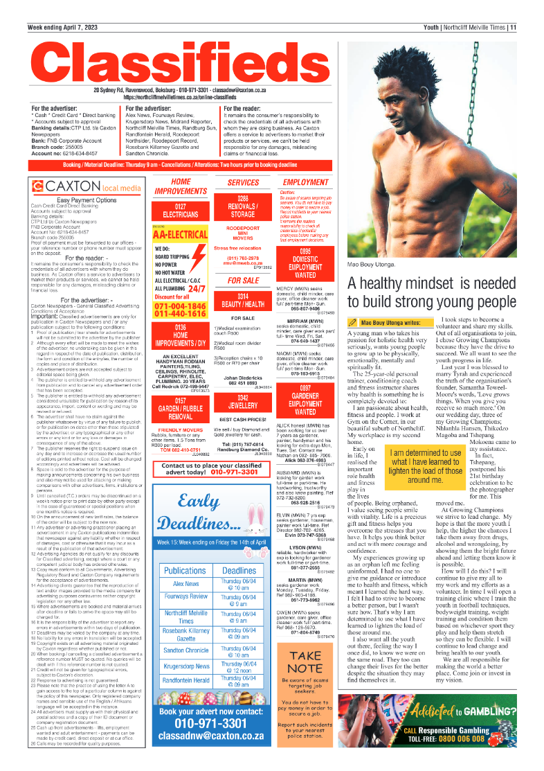 Northcliff Melville Times 7 April 2023 page 11