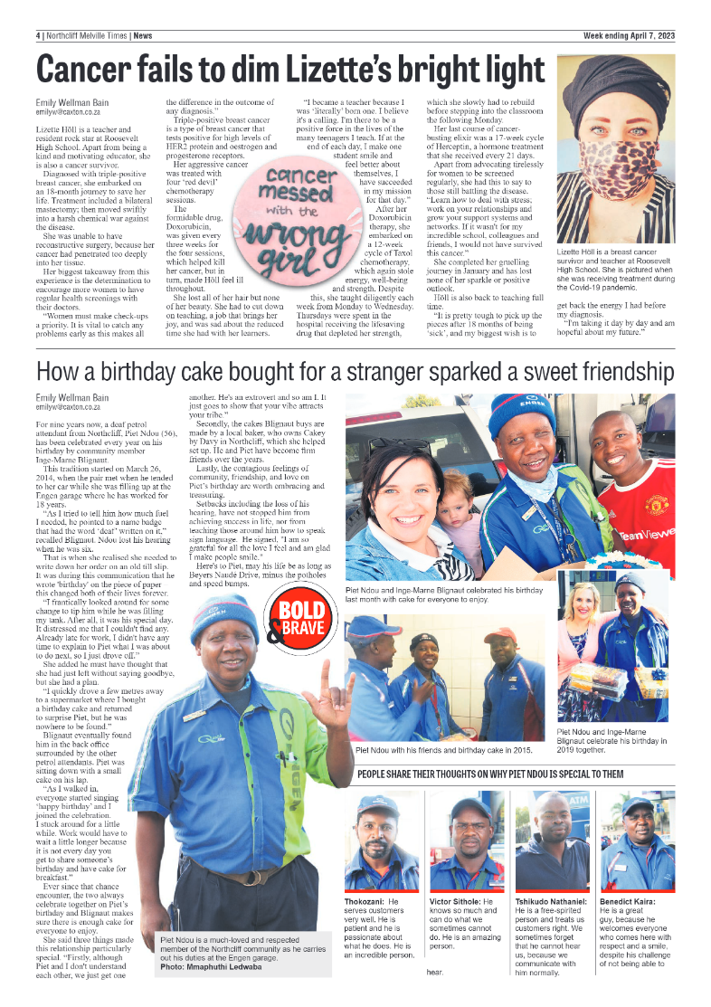 Northcliff Melville Times 7 April 2023 page 4