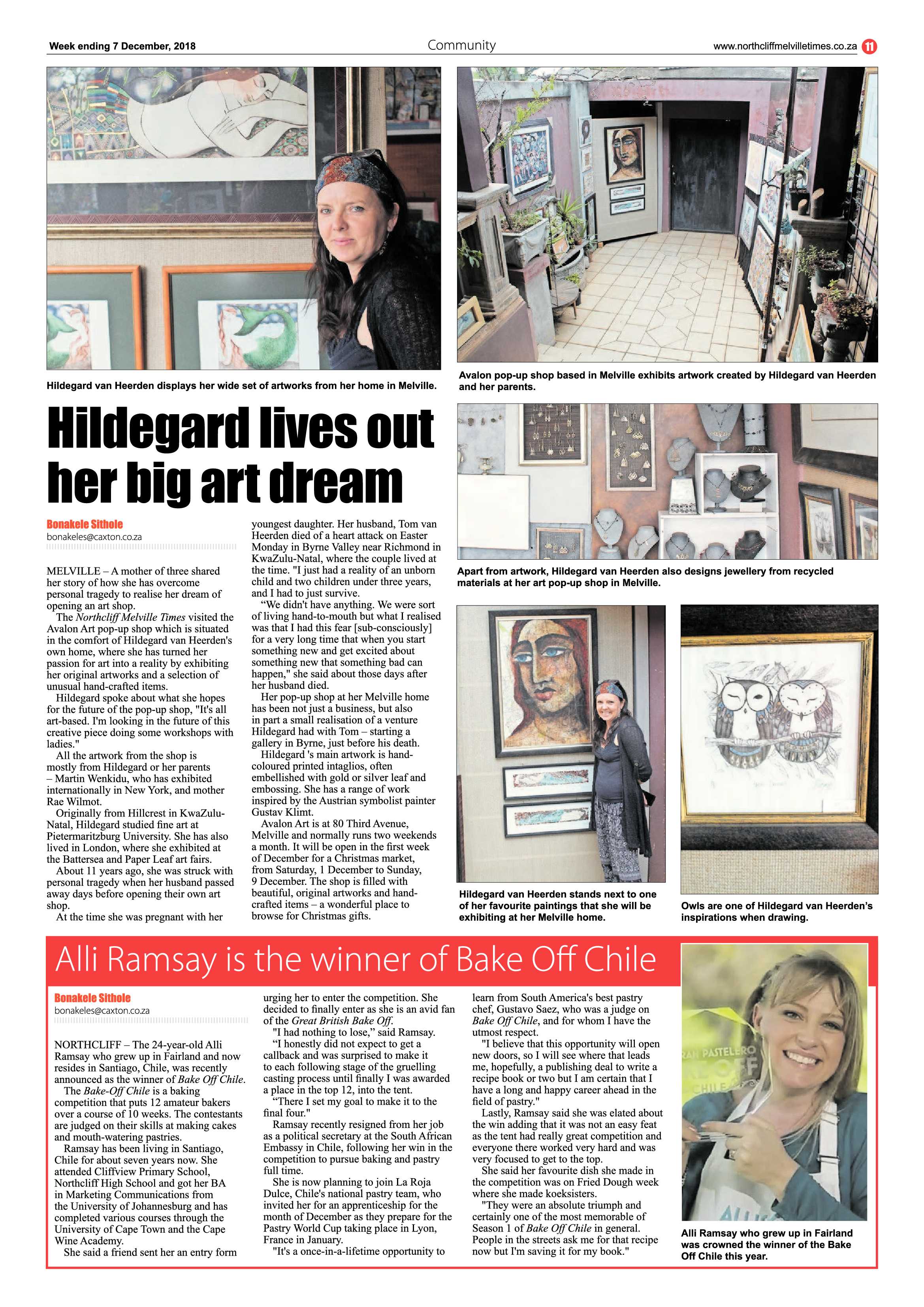 Northcliff Melville Times 7 December 2018 page 11
