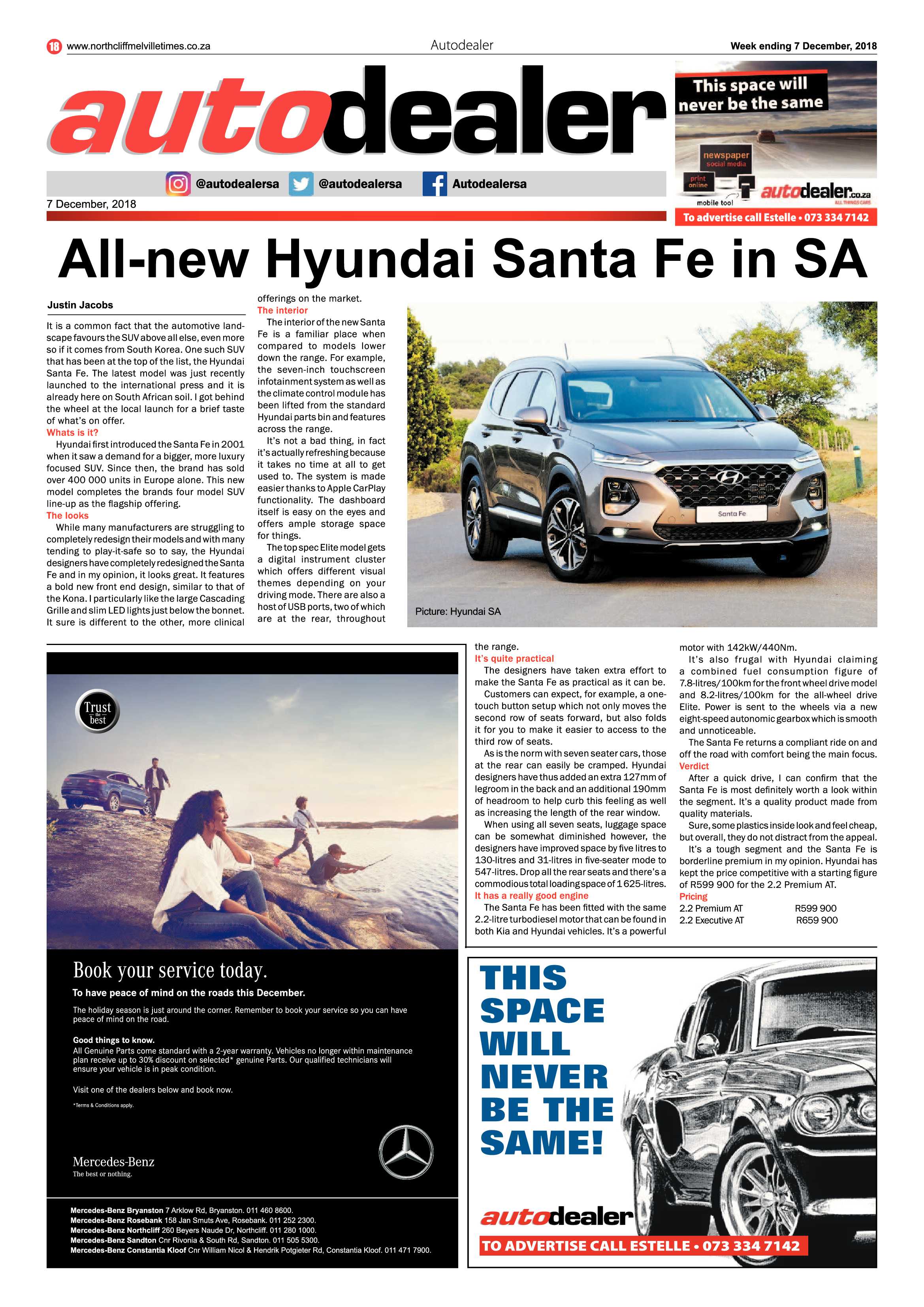 Northcliff Melville Times 7 December 2018 page 18