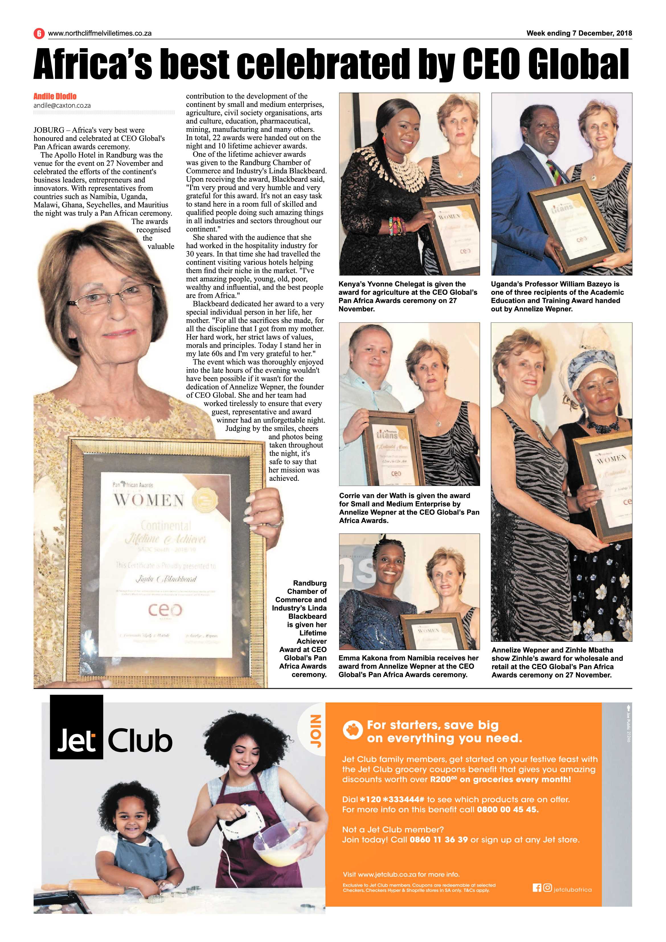 Northcliff Melville Times 7 December 2018 page 6