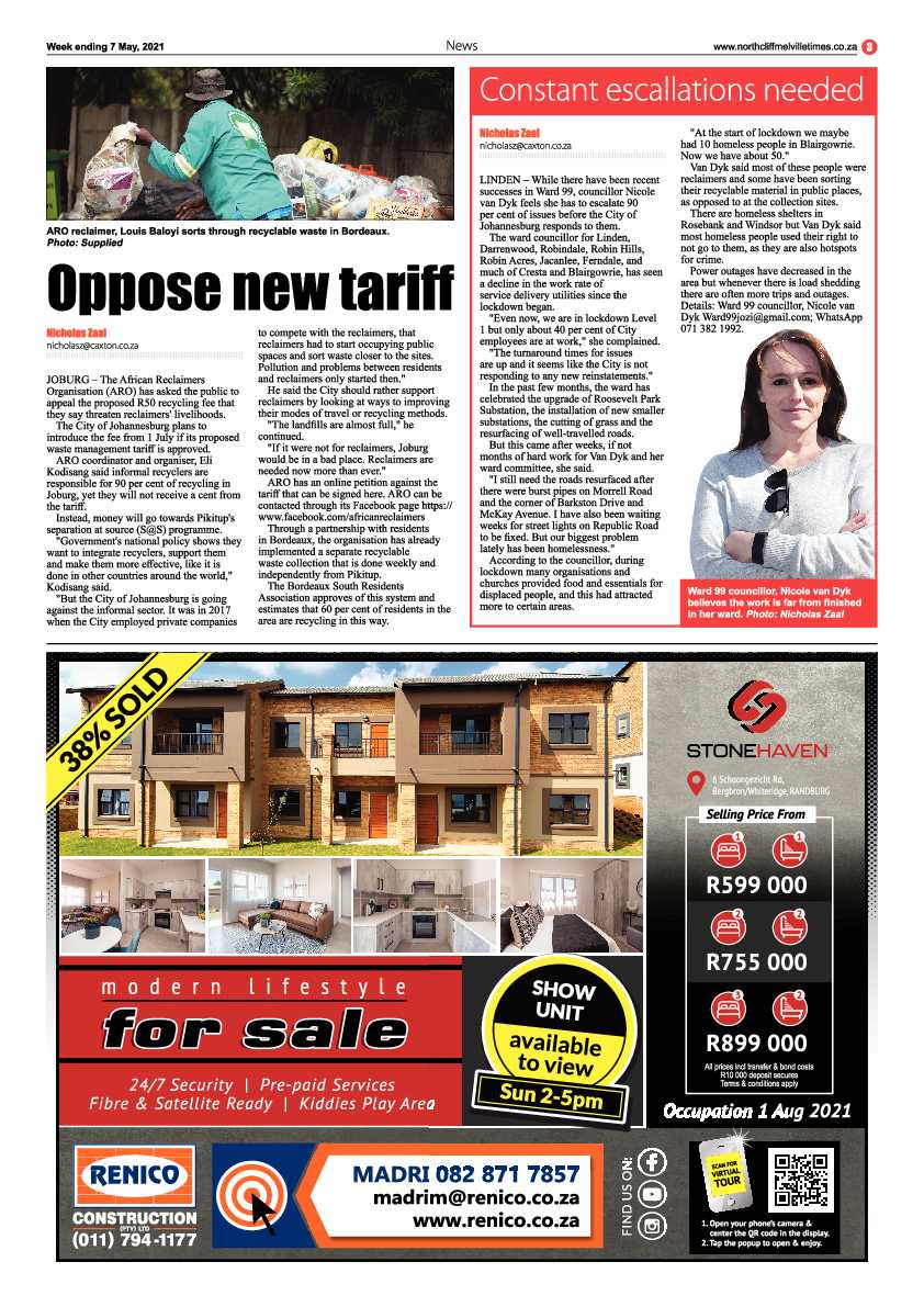 Northcliff Melville Times 7 May 2021 page 3