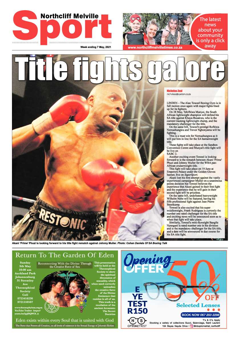 Northcliff Melville Times 7 May 2021 page 8
