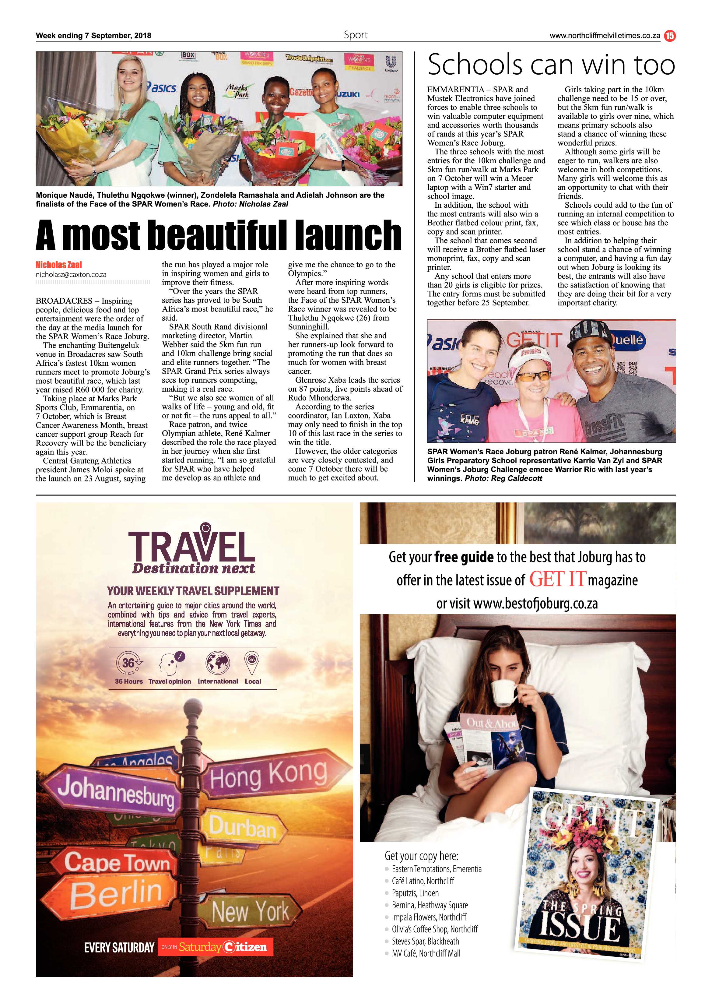Northcliff Melville Times 7 September 2018 page 15