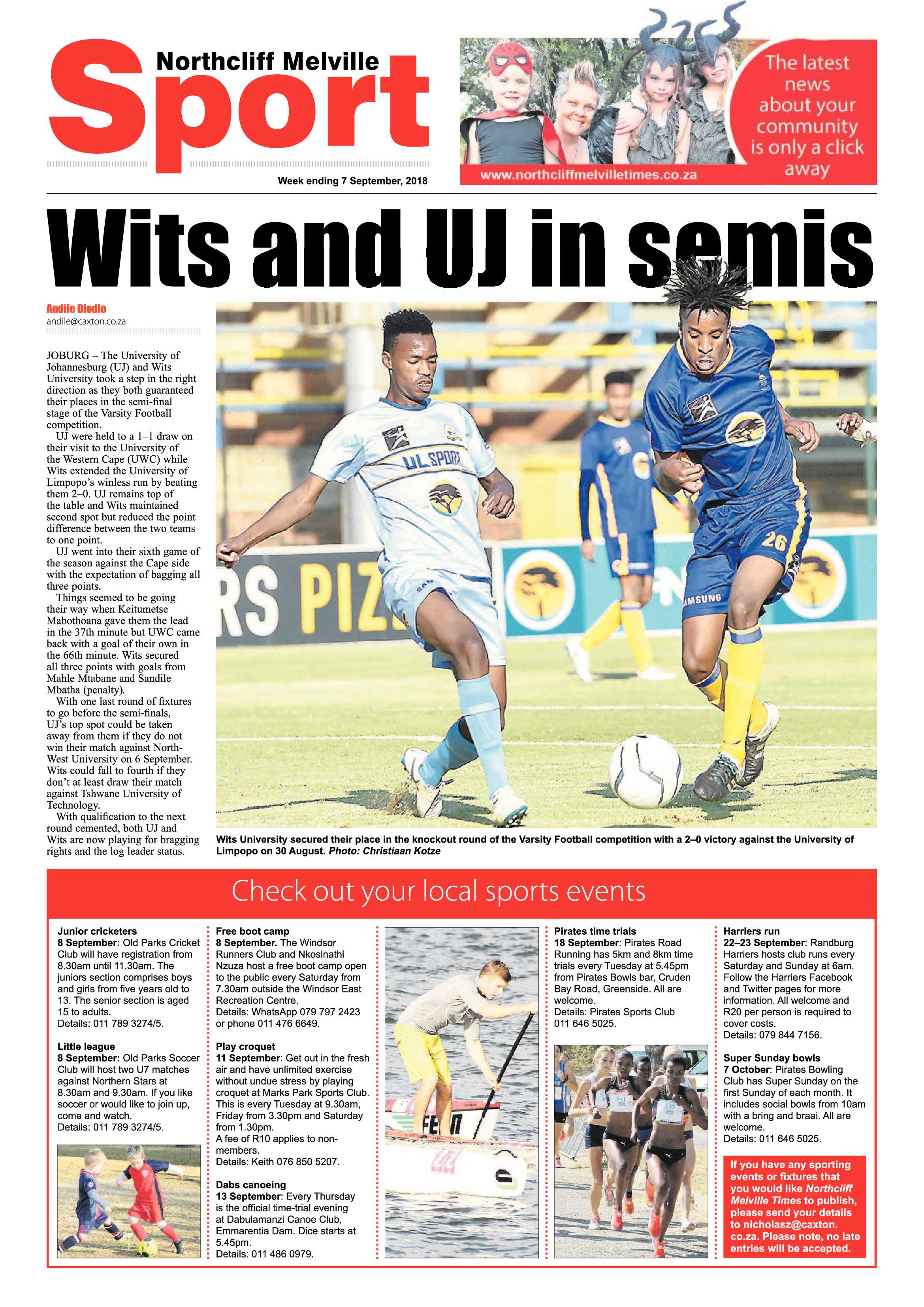Northcliff Melville Times 7 September 2018 page 16