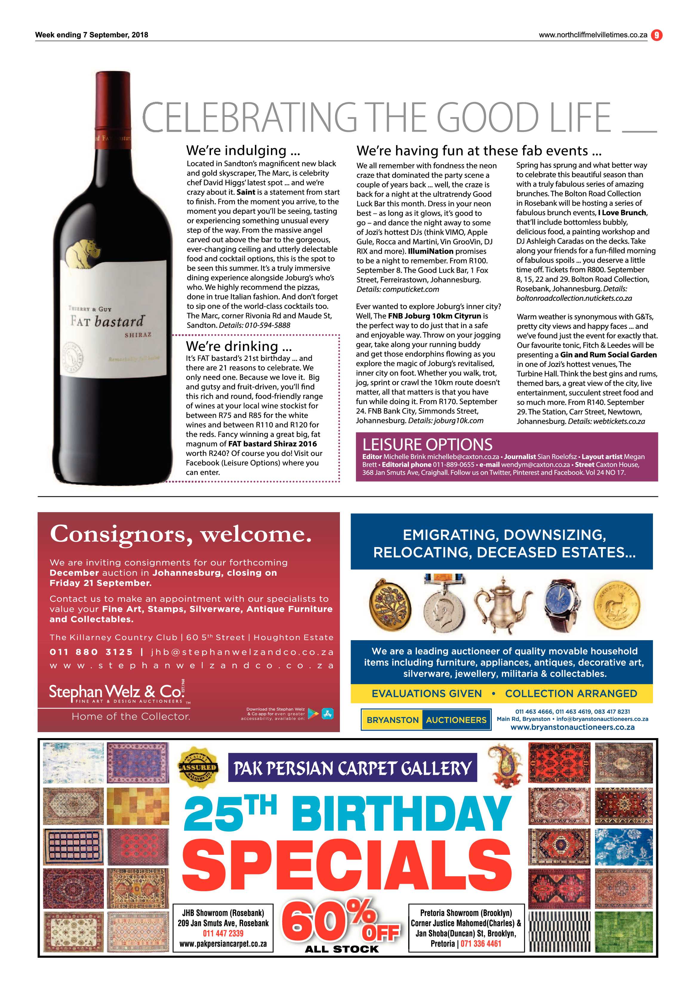 Northcliff Melville Times 7 September 2018 page 9