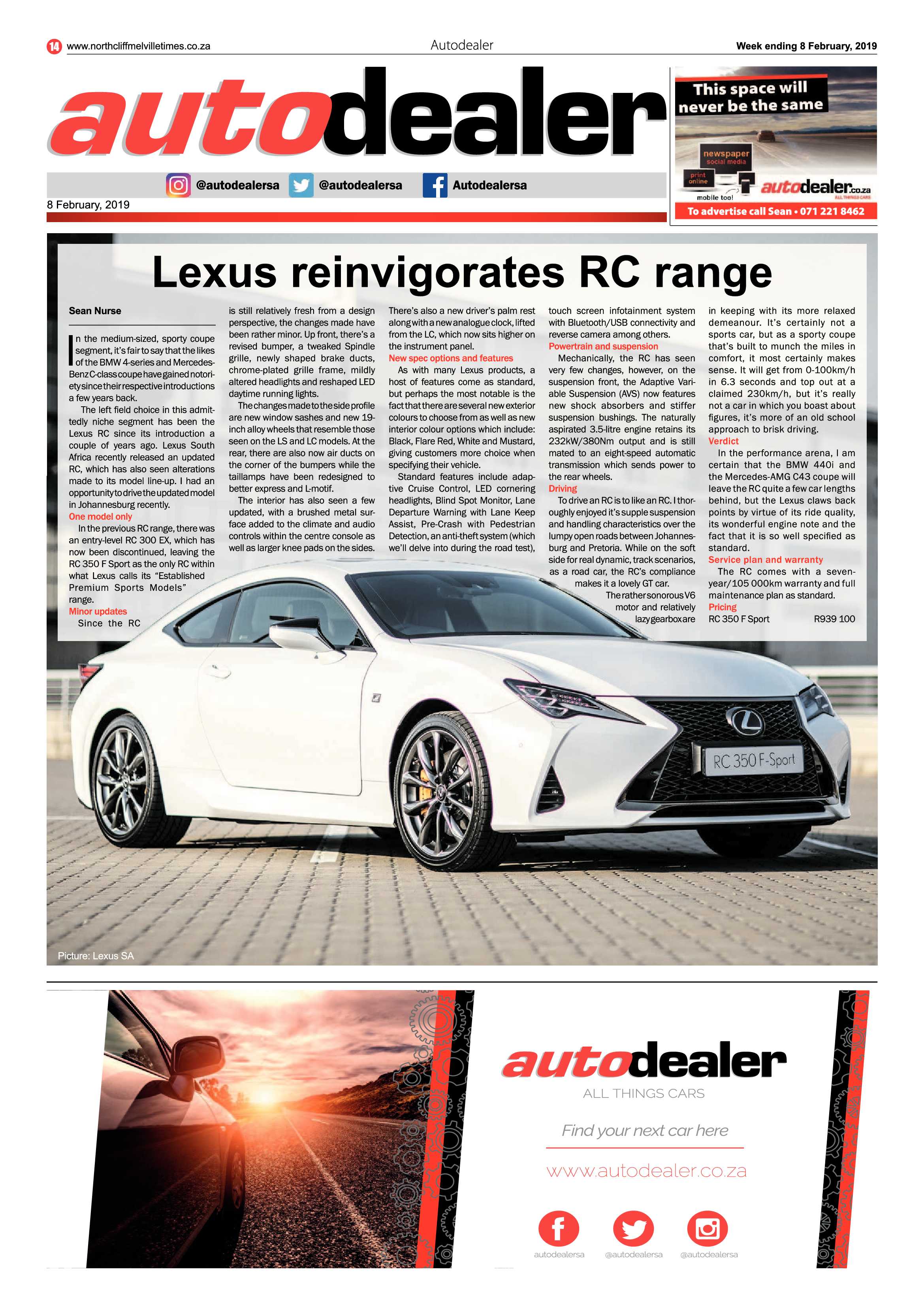 Northcliff Melville Times 8 February, 2019 page 14