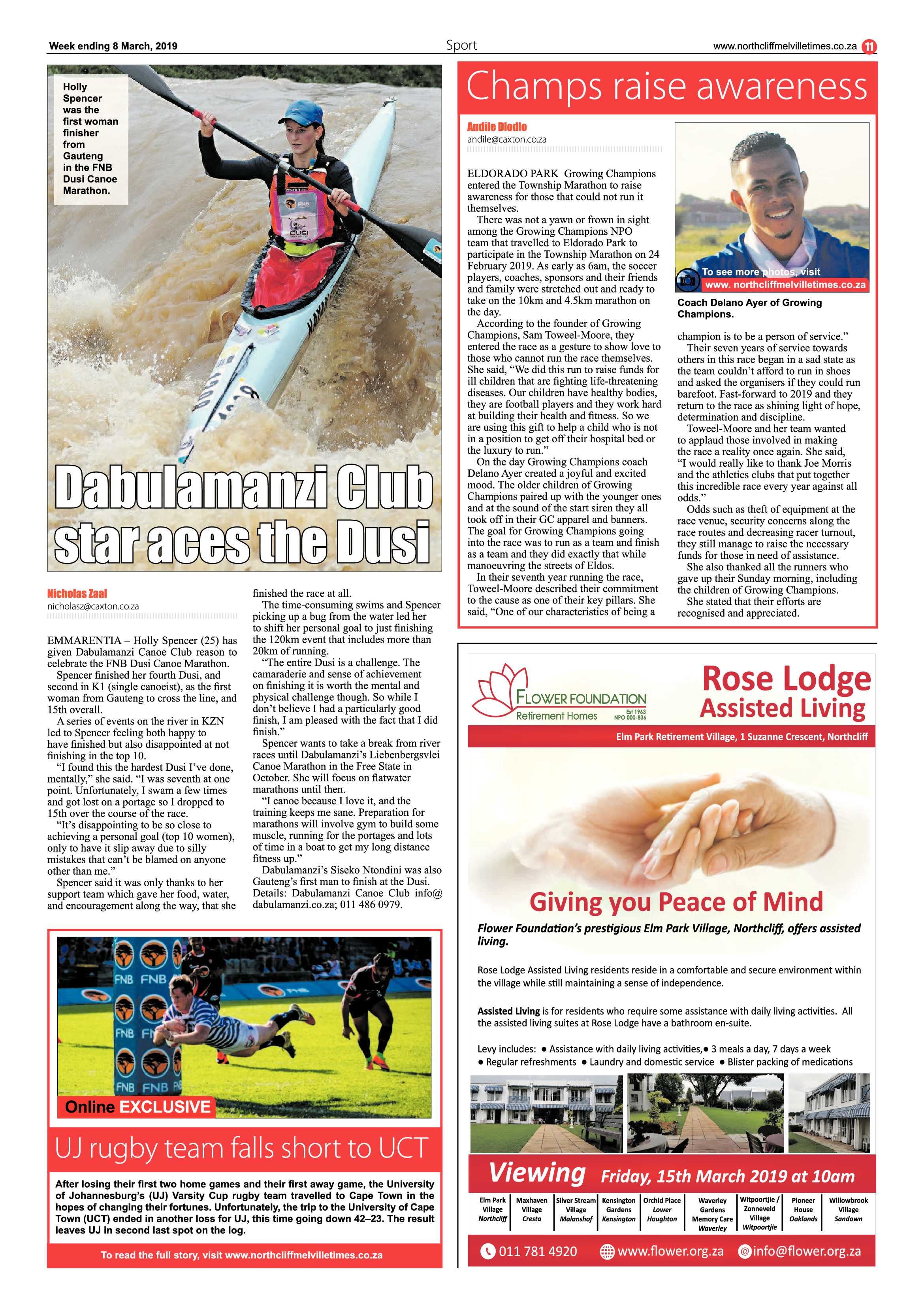 Northcliff Melville Times 8 March, 2019 page 11