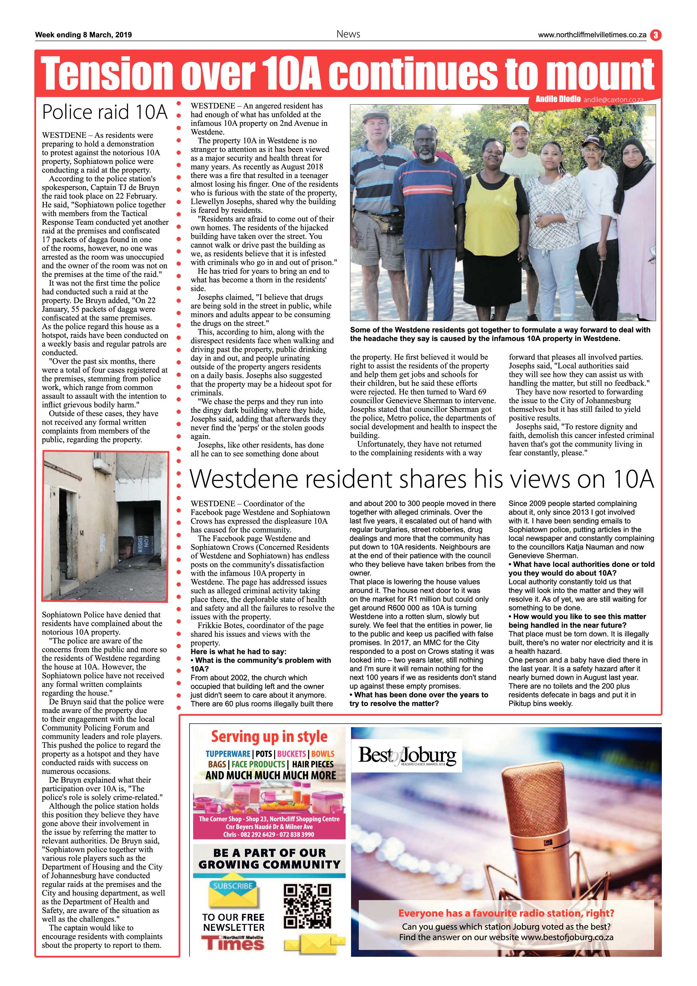Northcliff Melville Times 8 March, 2019 page 3