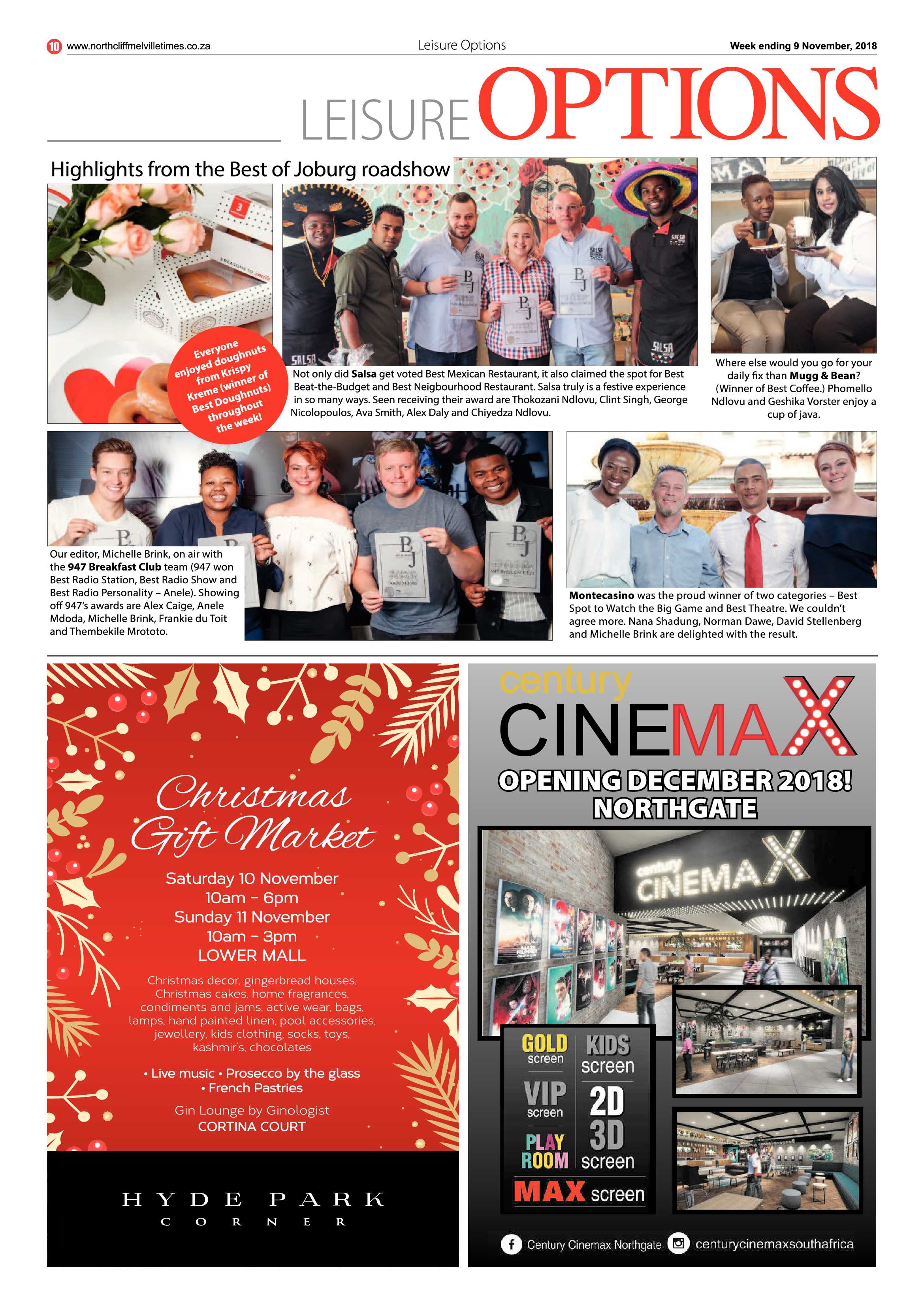 Northcliff Melville Times 9 November 2018 page 10