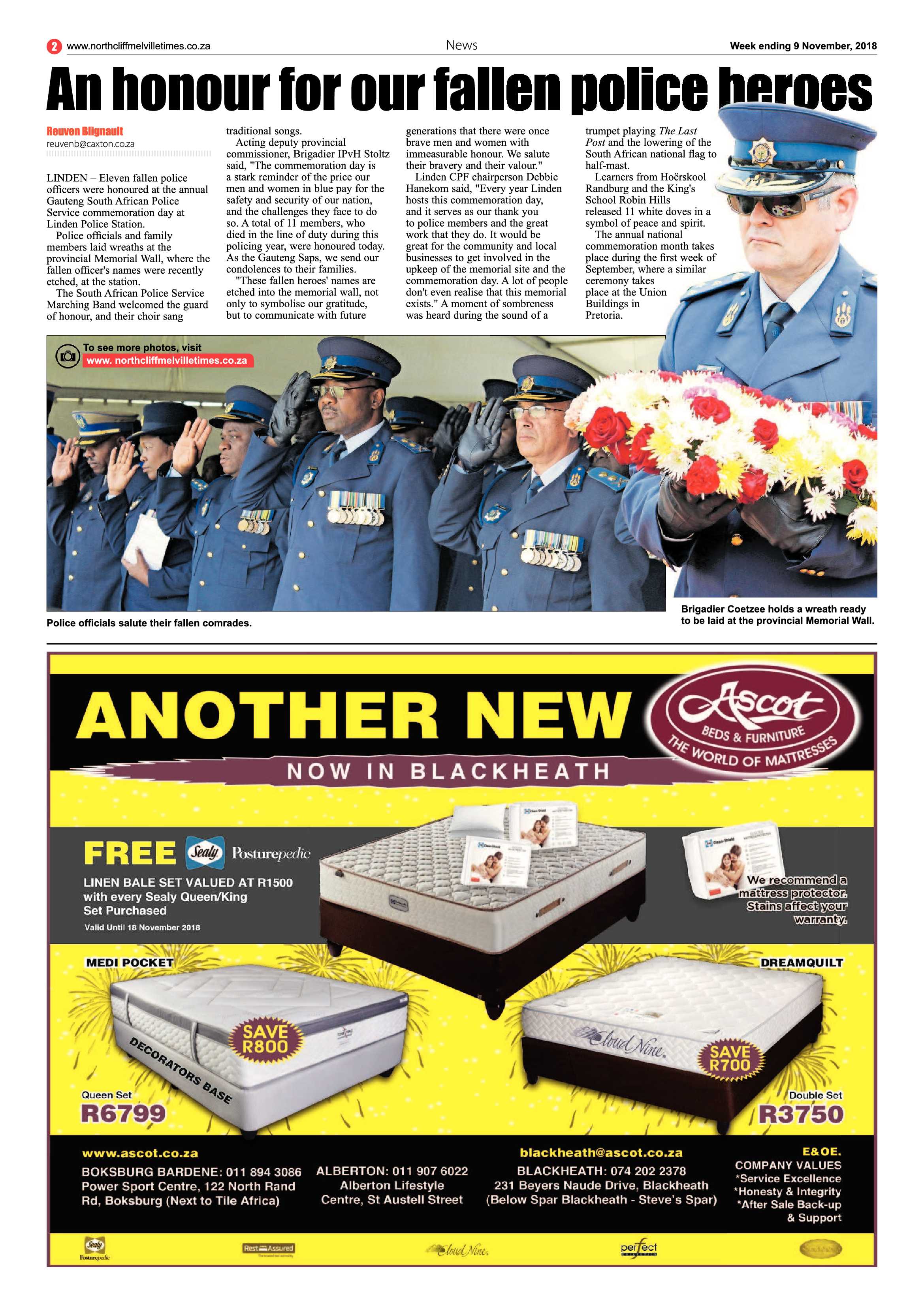 Northcliff Melville Times 9 November 2018 page 2