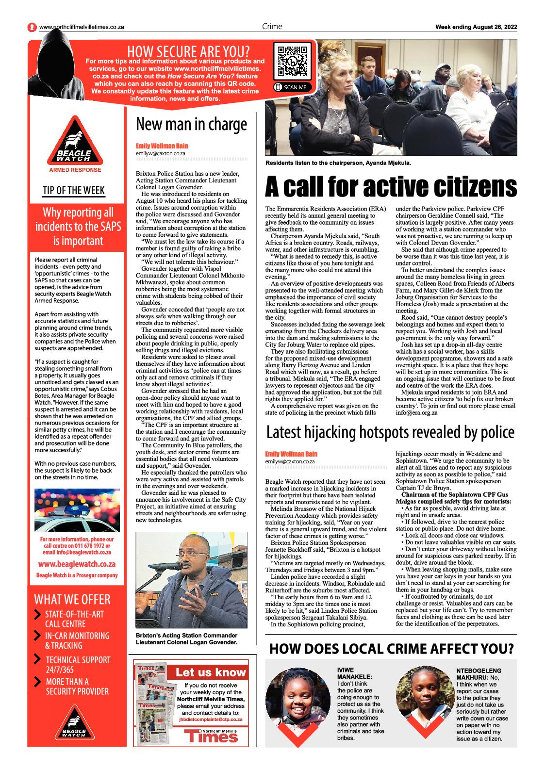Northcliff Melville Times August 26 2022 page 2
