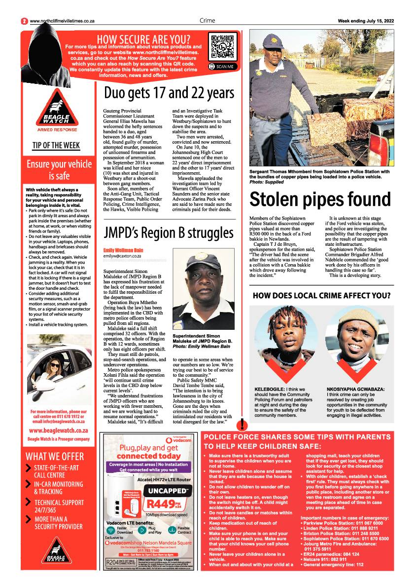 Northcliff Melville Times July 15 2022 page 2