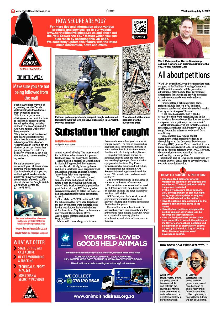 Northcliff Melville Times July 1 2022 page 2