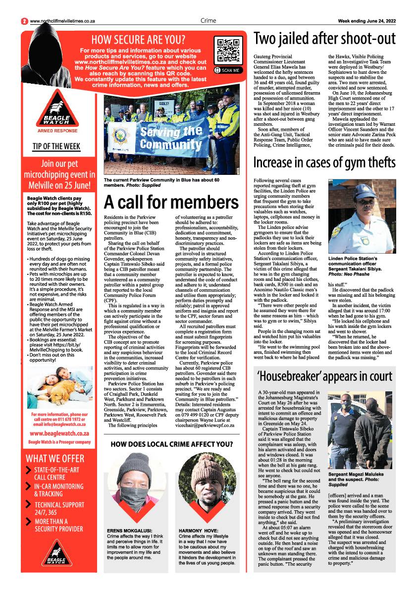 Northcliff Melville Times June 24 2022 page 2