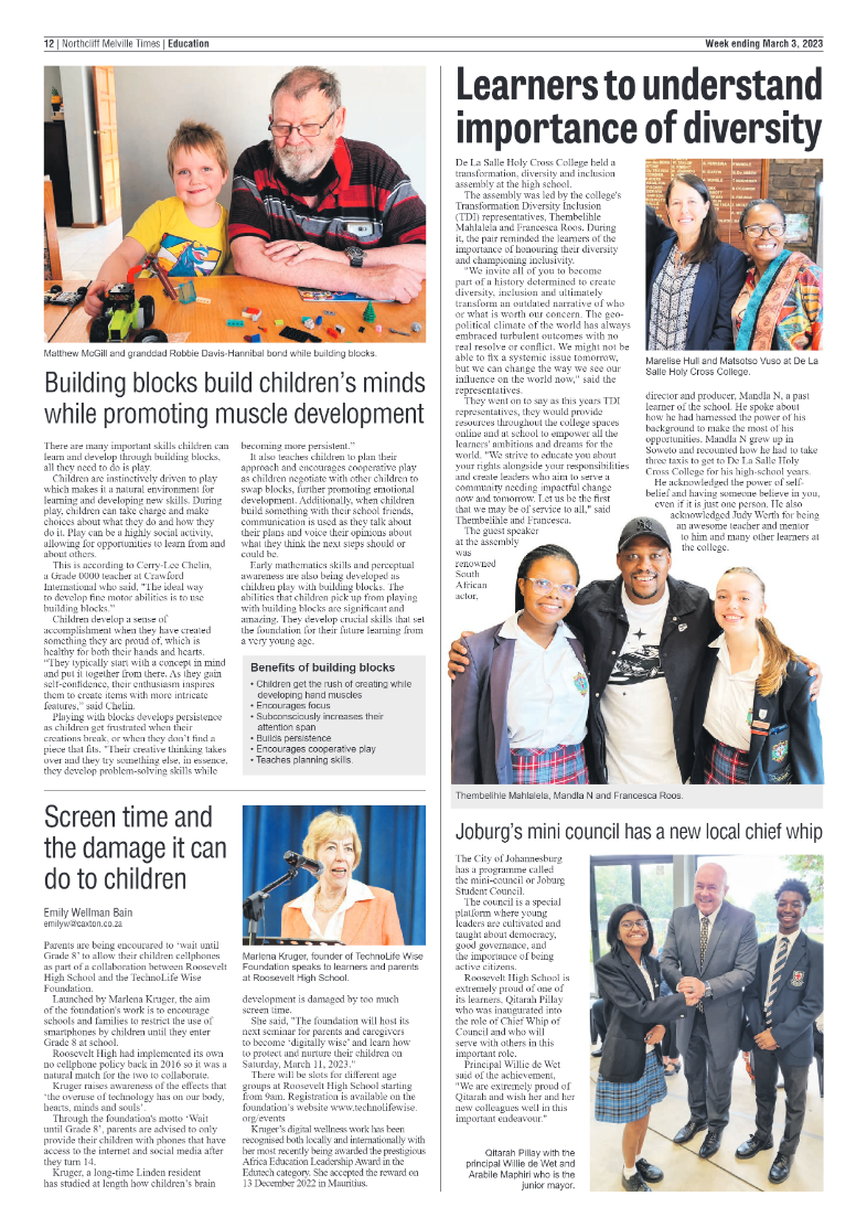 Northcliff Melville Times March 3 2023 page 12