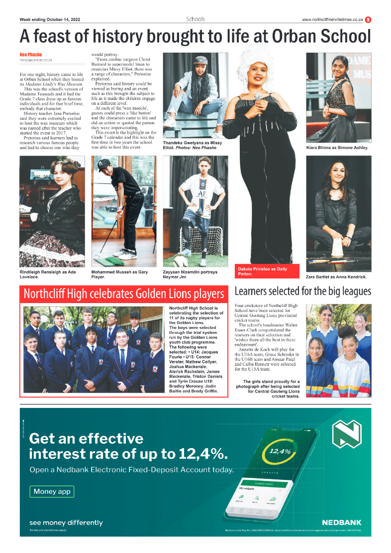 Northcliff Melville Times Oct 14 2022 page 9