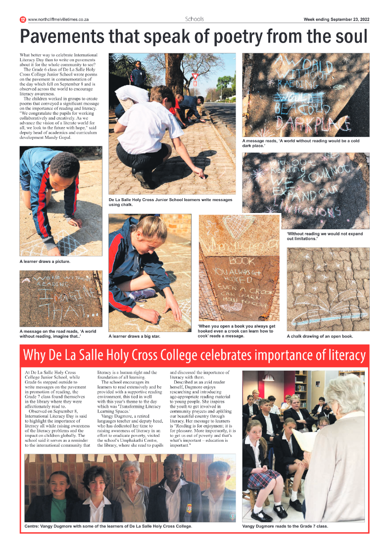 Northcliff Melville Times September 23 2022 page 12