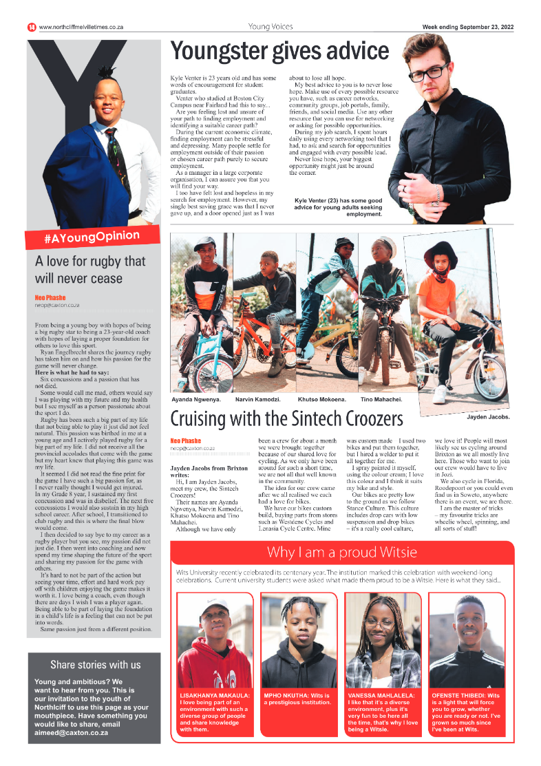 Northcliff Melville Times September 23 2022 page 14