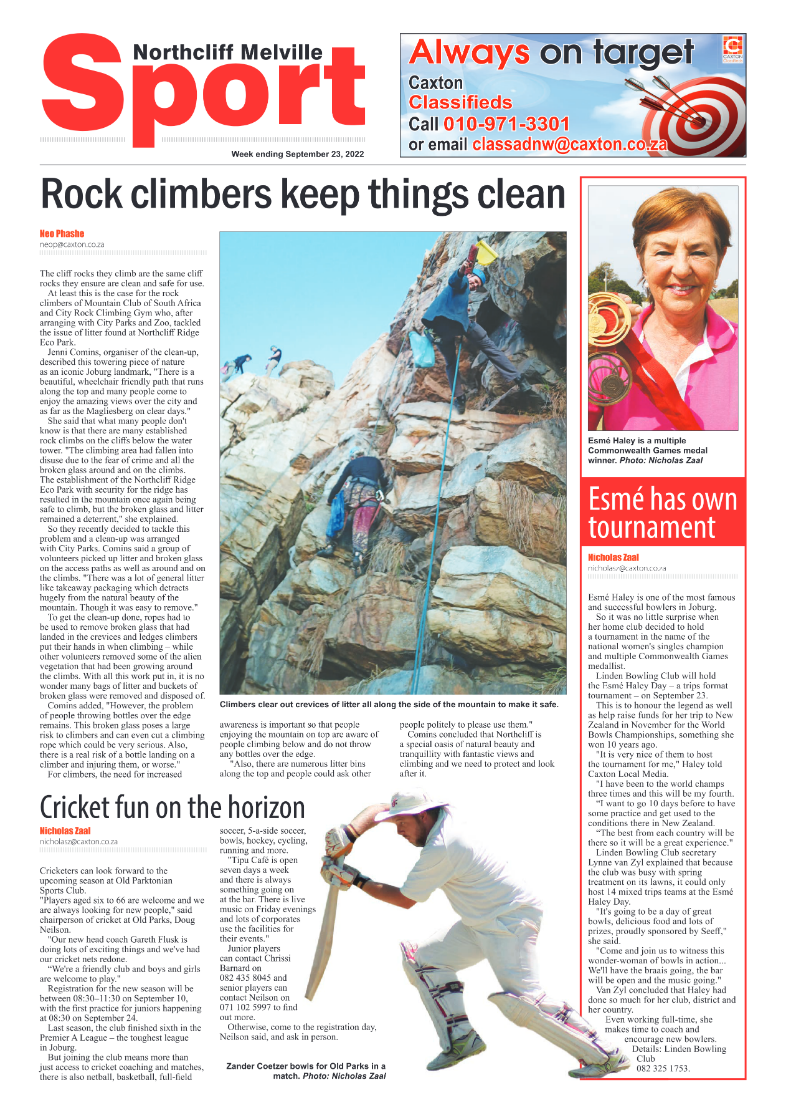 Northcliff Melville Times September 23 2022 page 16