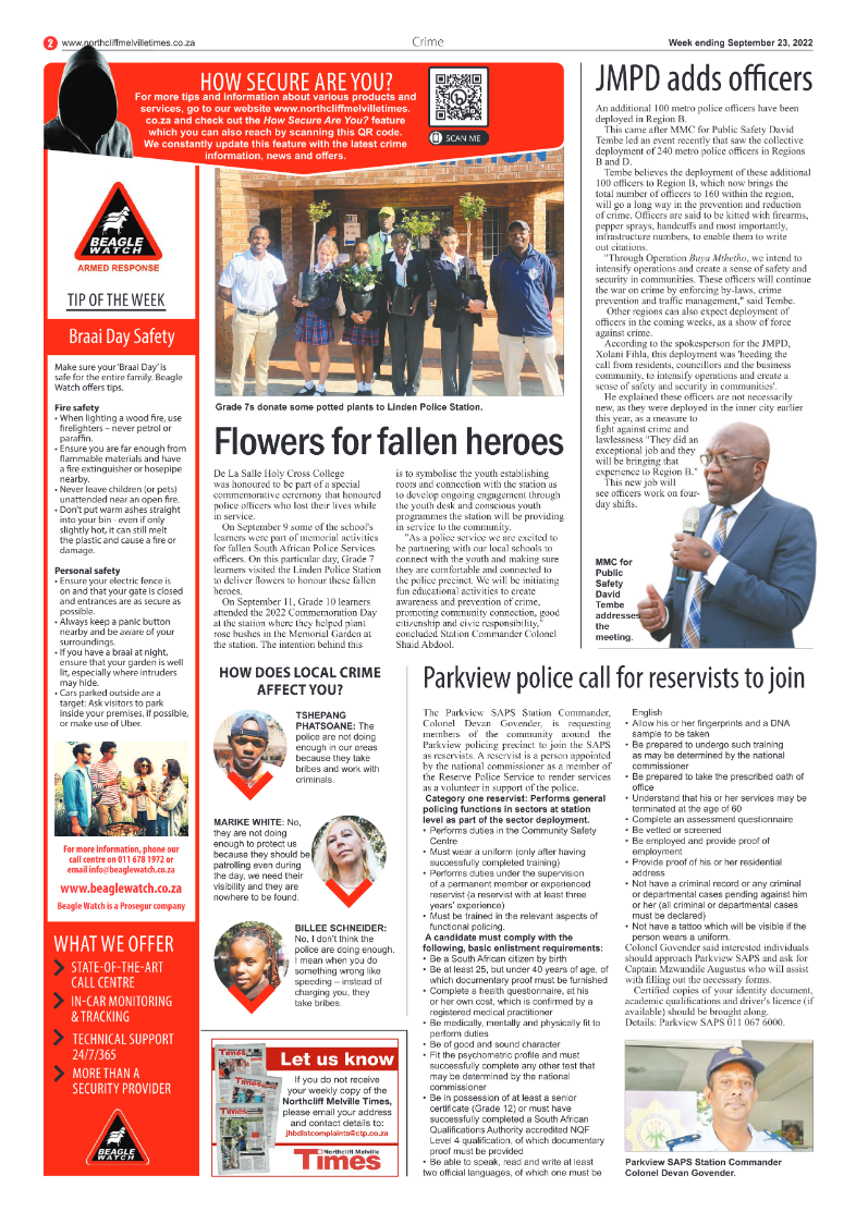 Northcliff Melville Times September 23 2022 page 2