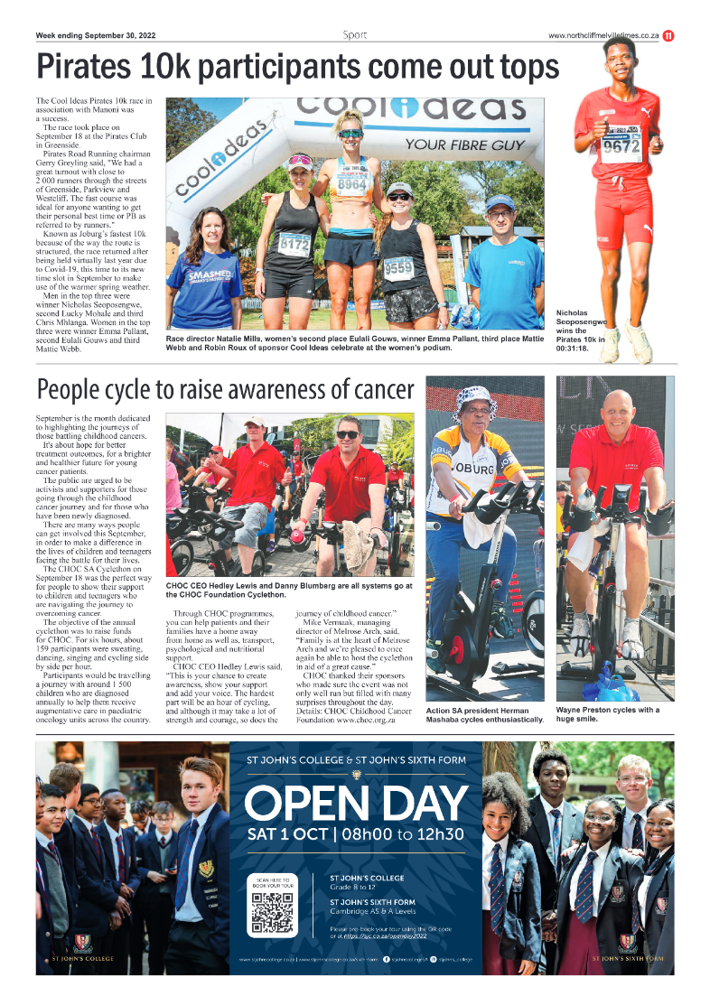 Northcliff Melville Times September 30 2022 page 11