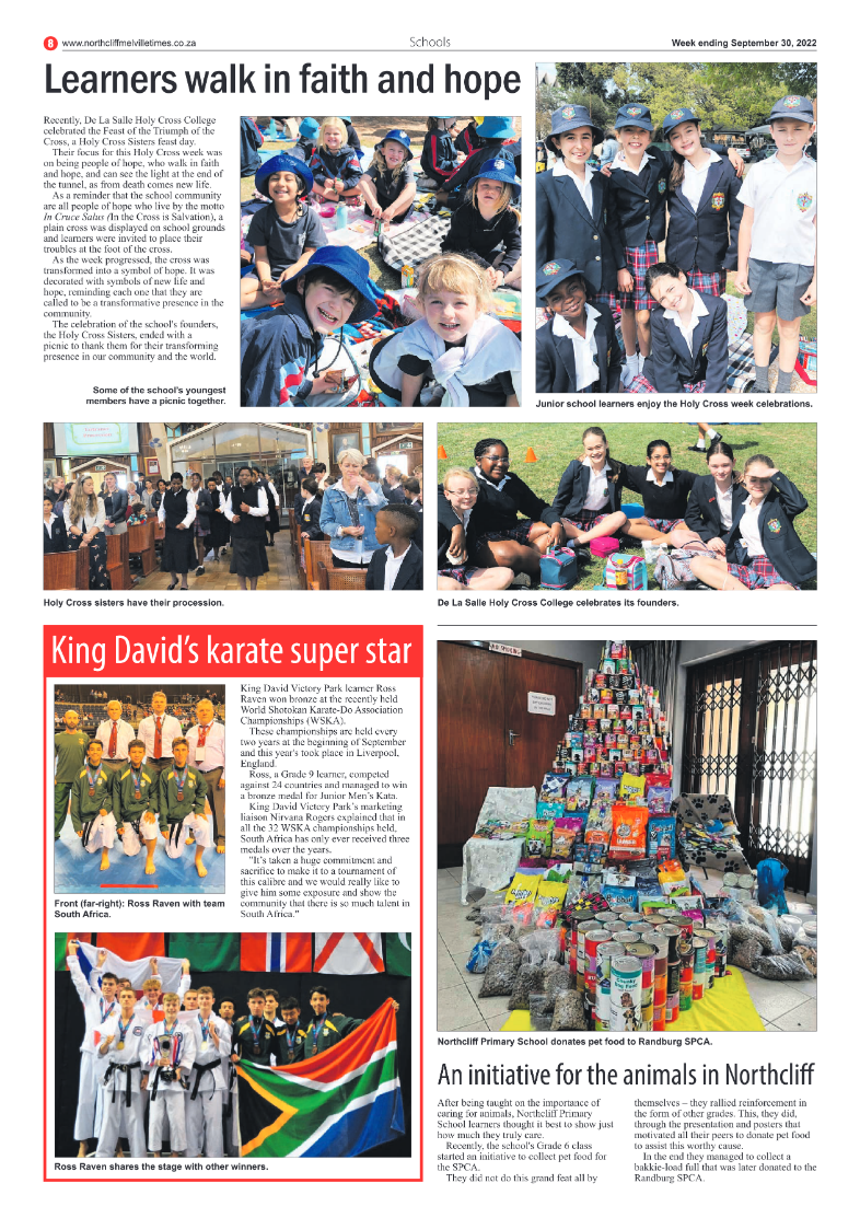 Northcliff Melville Times September 30 2022 page 8