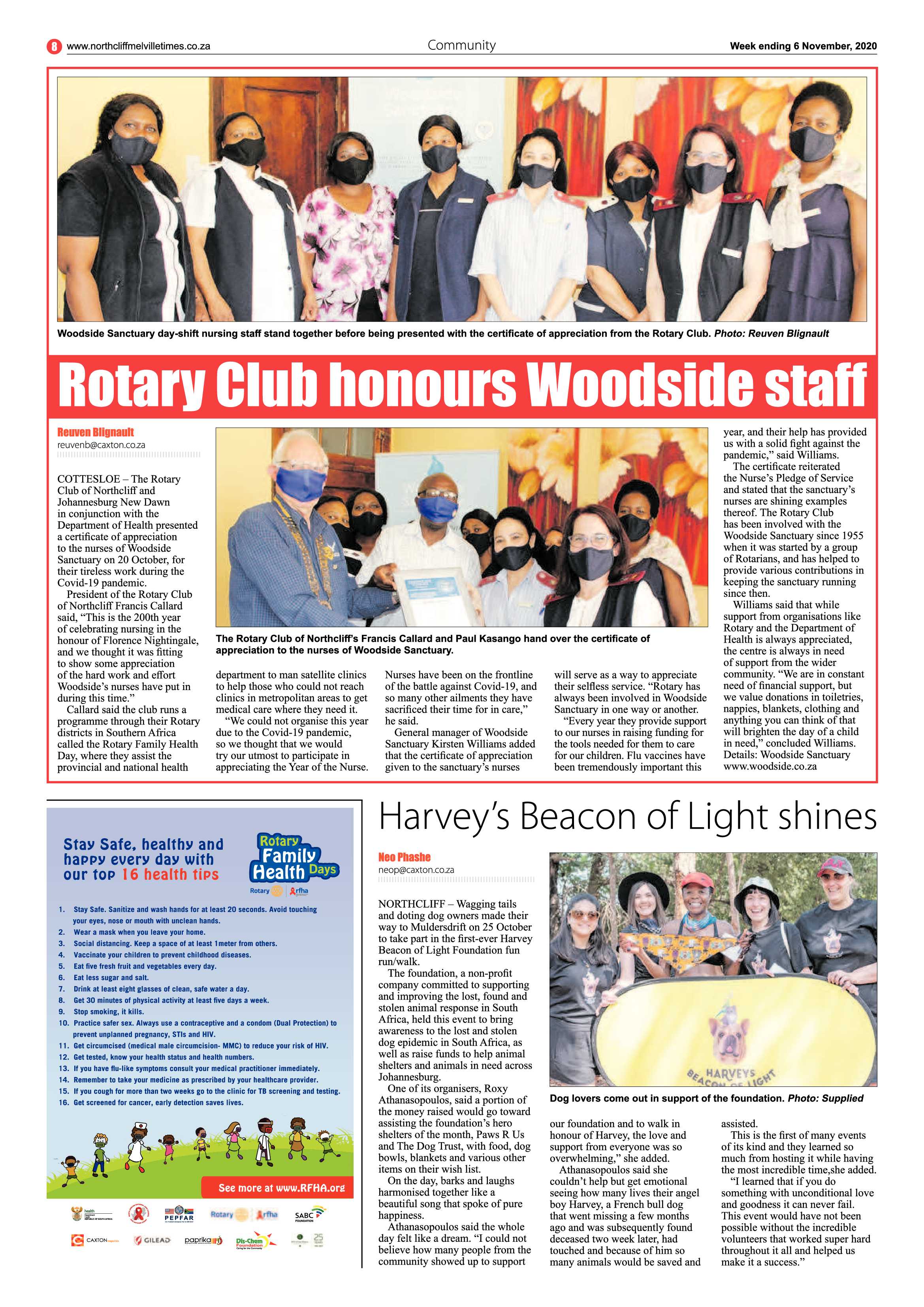 Northcliff Melville Times  06 November 2020 page 8