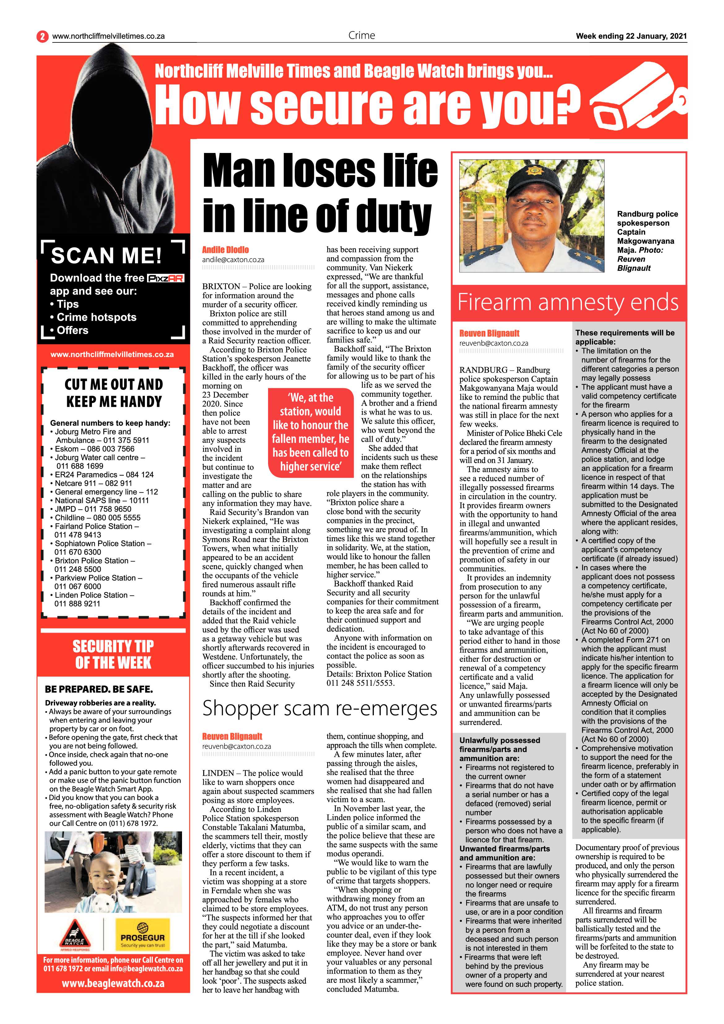 Northcliff Melville Times  22 January 2020 page 2