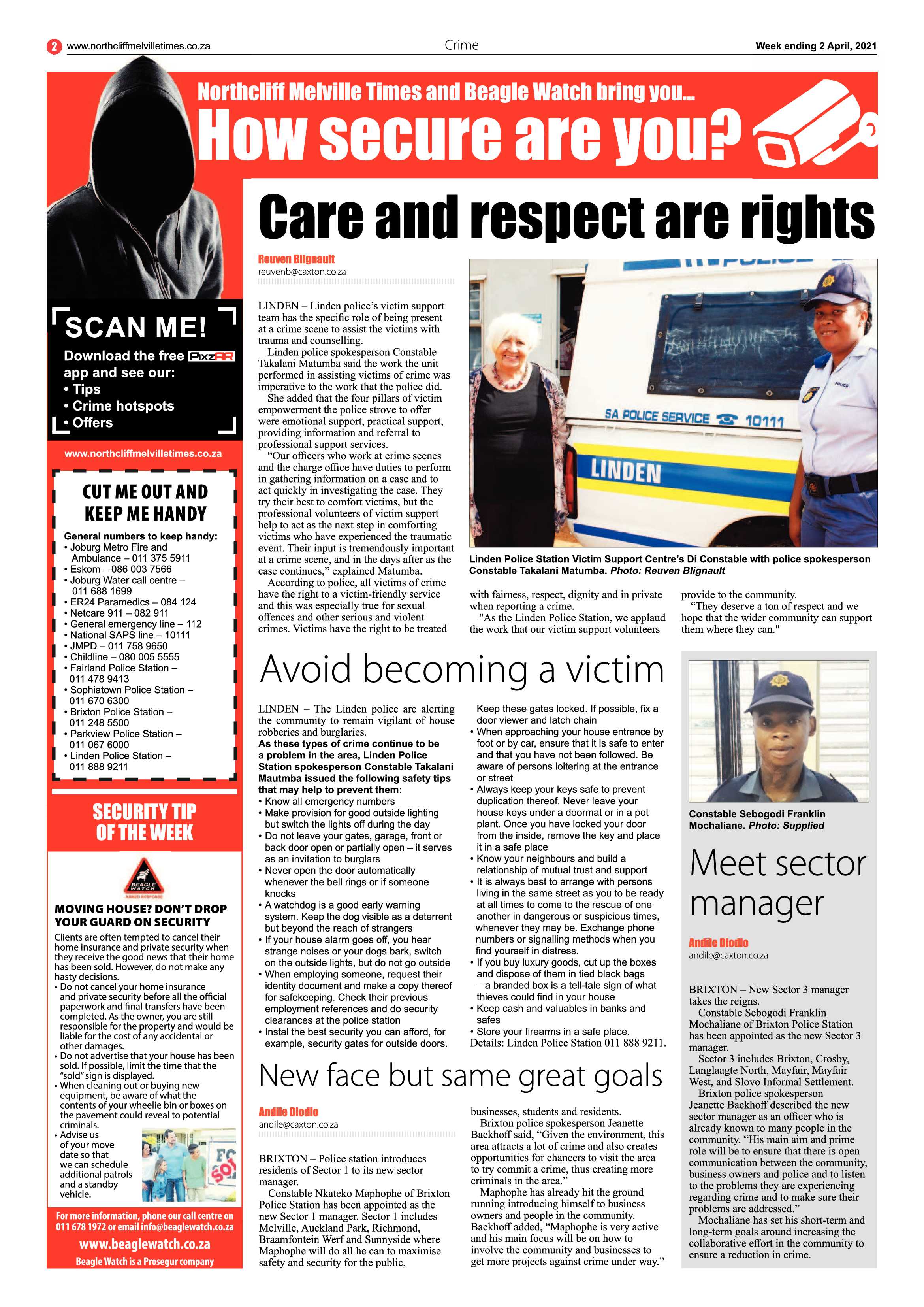 Northcliff Melville Times  2 April 2021 page 2