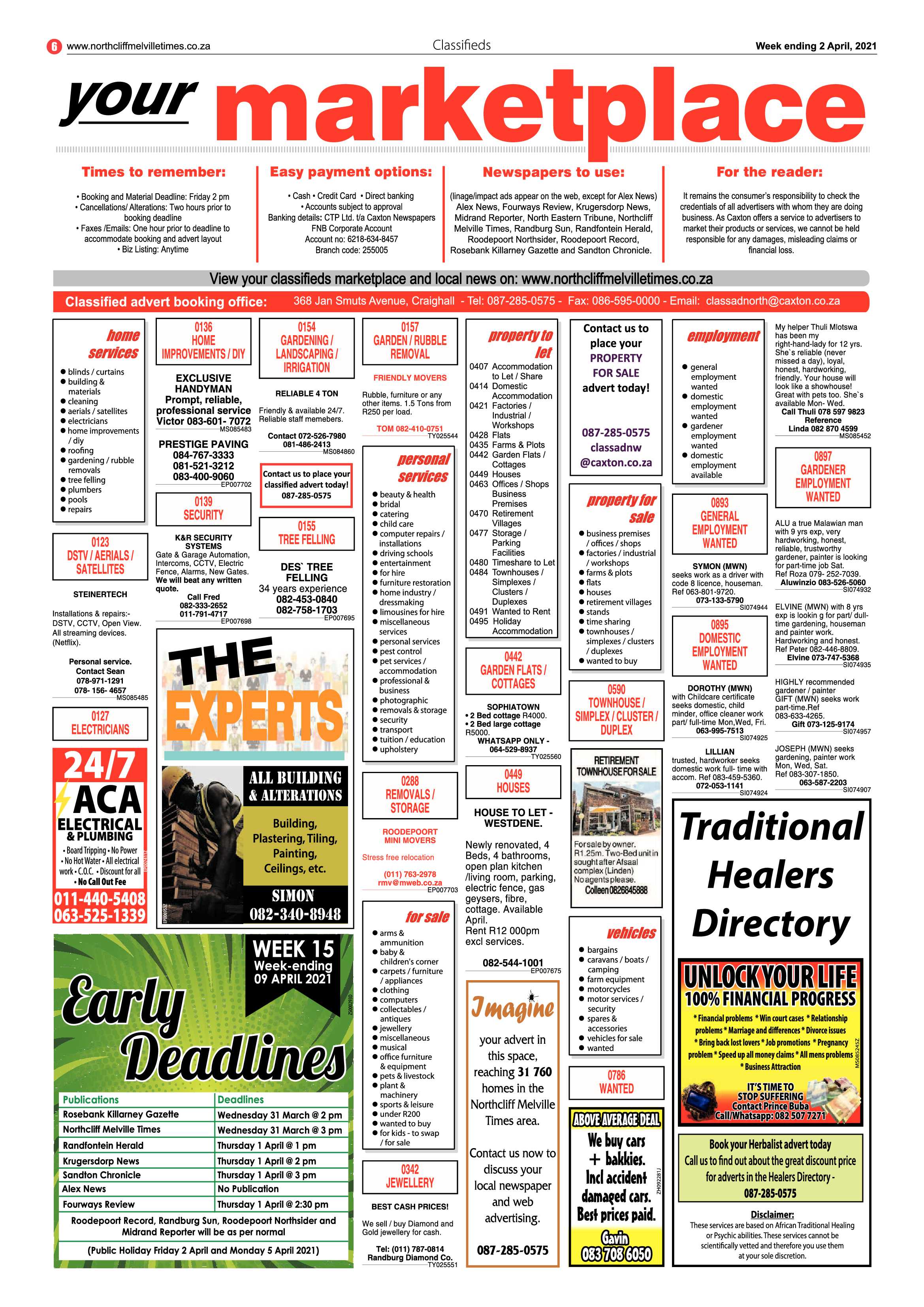 Northcliff Melville Times  2 April 2021 page 6