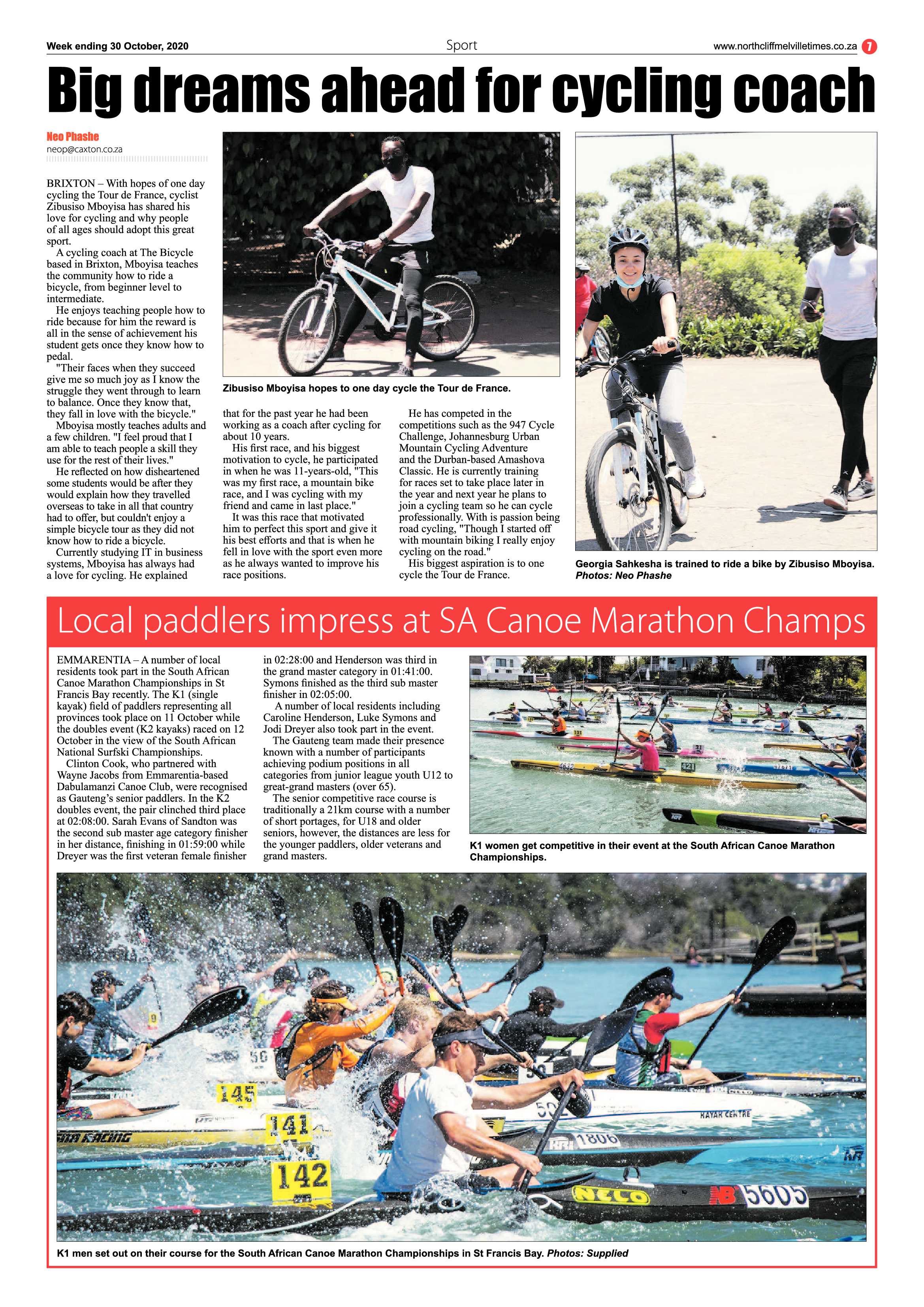 Northcliff Melville Times  30 October 2020 page 7