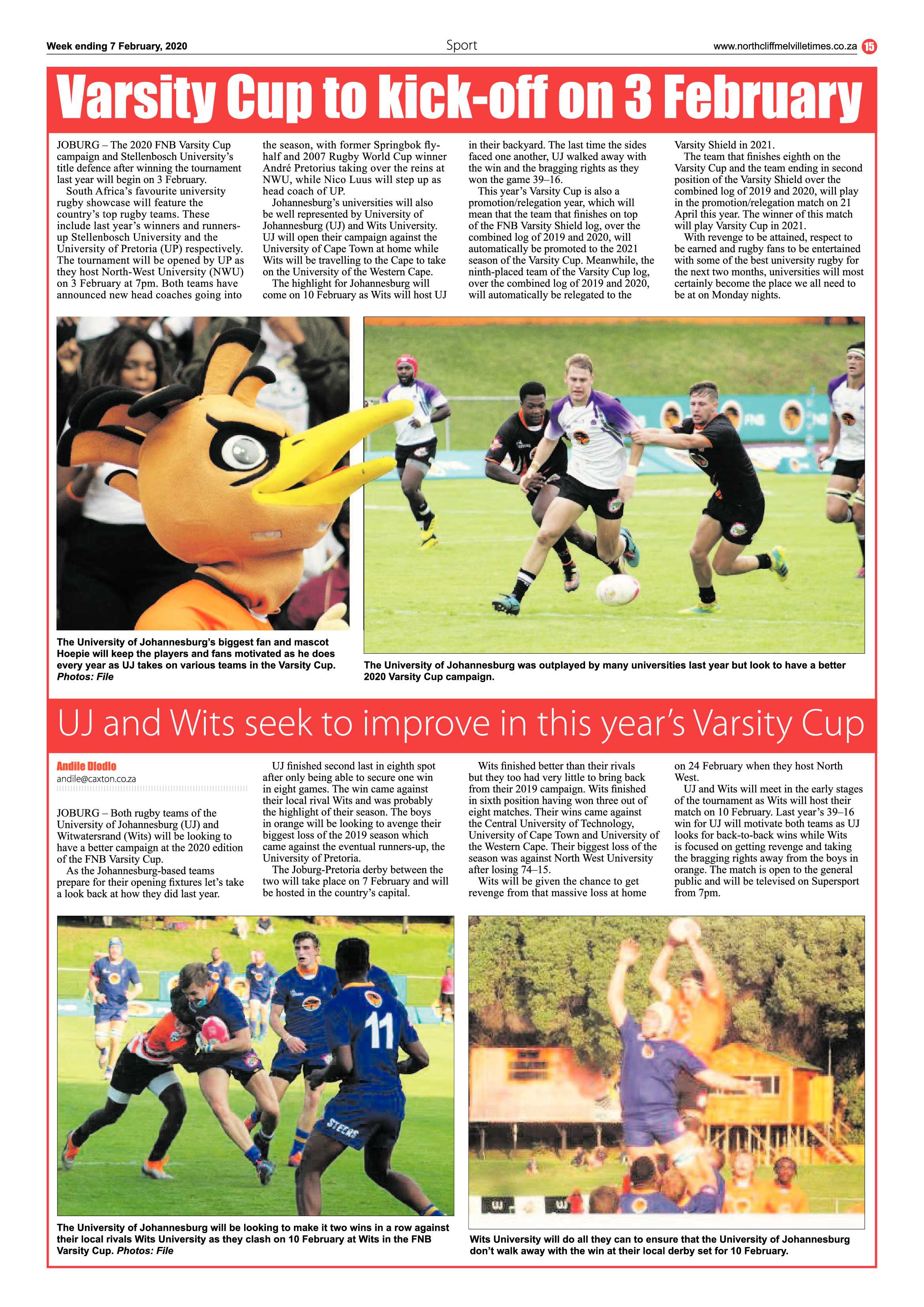 Northcliff Melville Times  7 February 2020 page 15