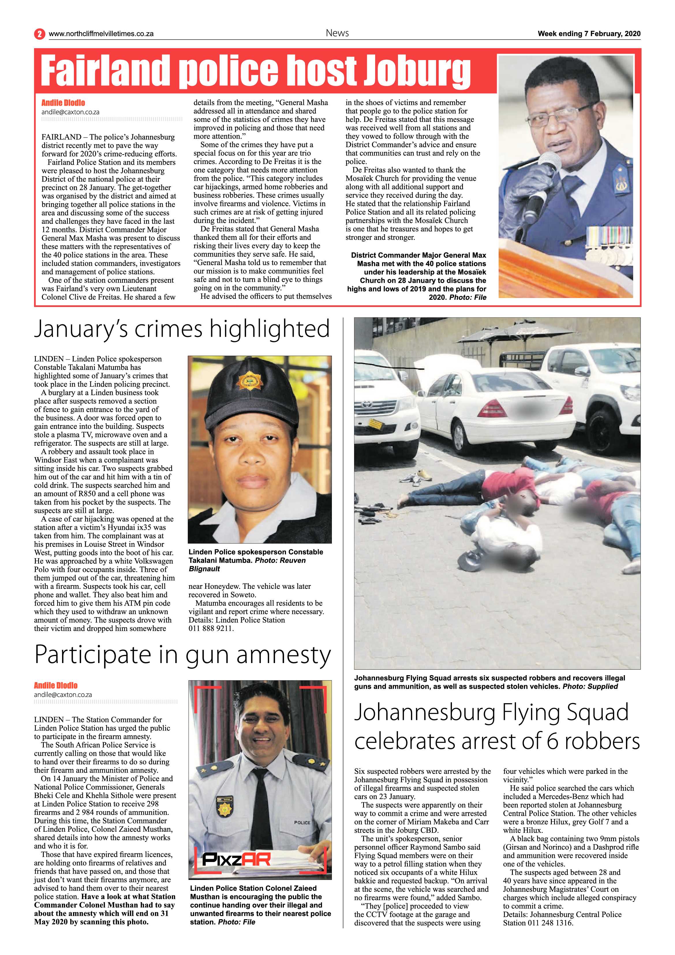 Northcliff Melville Times  7 February 2020 page 2