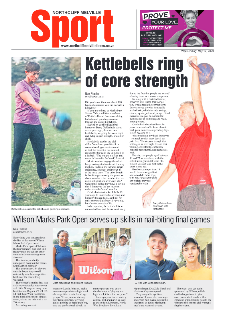 Northcliff Mevlille Times 12 May 2023 page 12