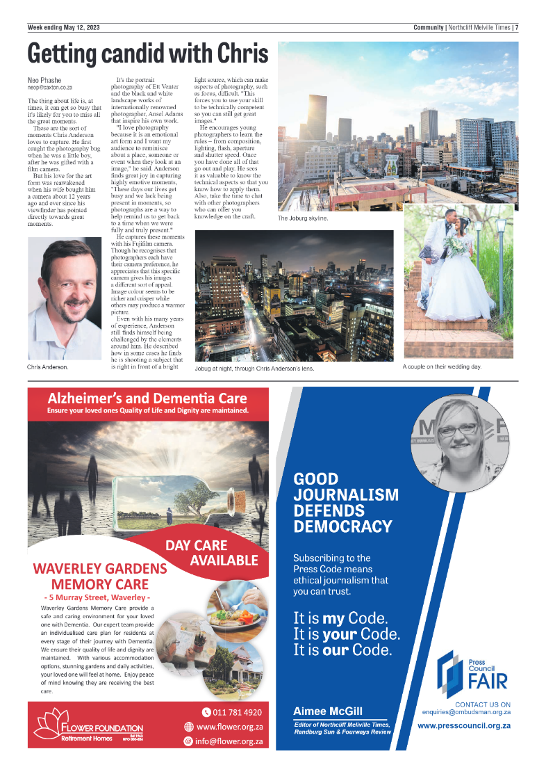 Northcliff Mevlille Times 12 May 2023 page 7