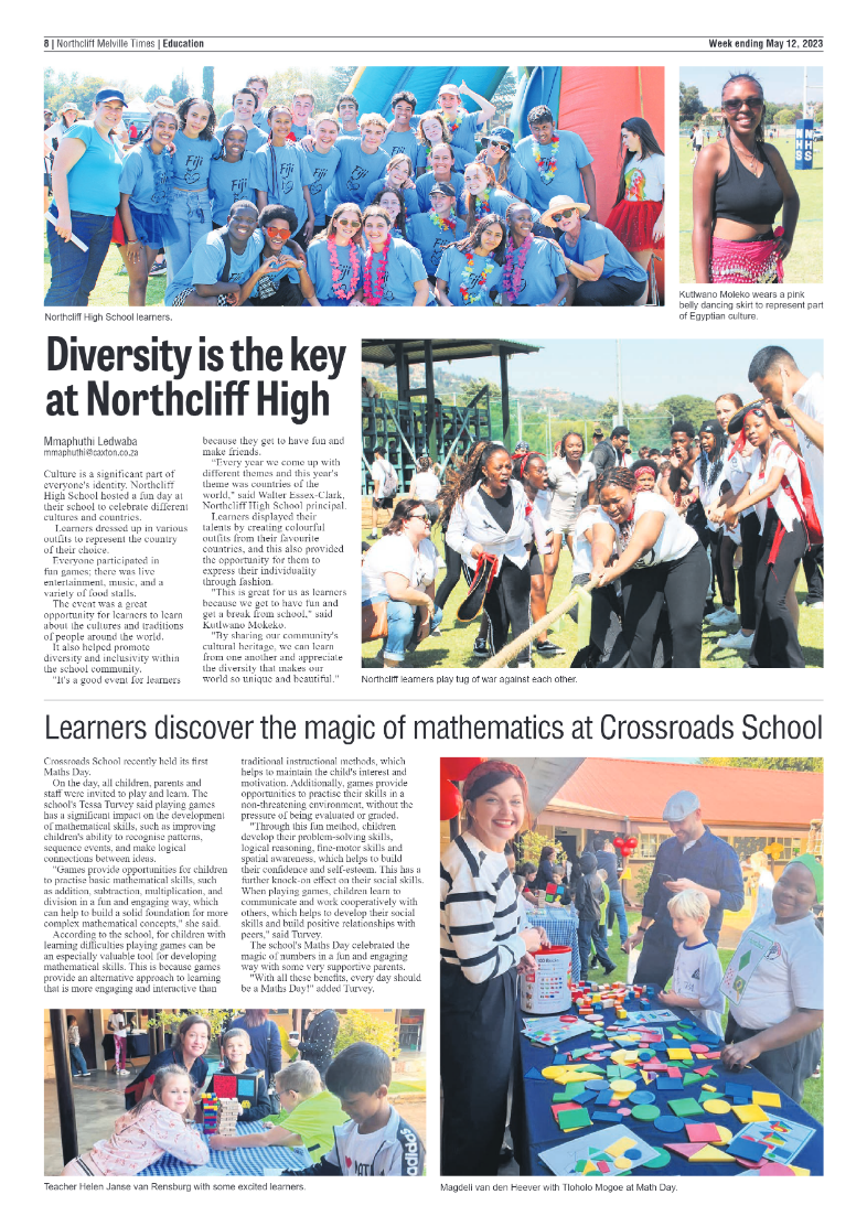 Northcliff Mevlille Times 12 May 2023 page 8