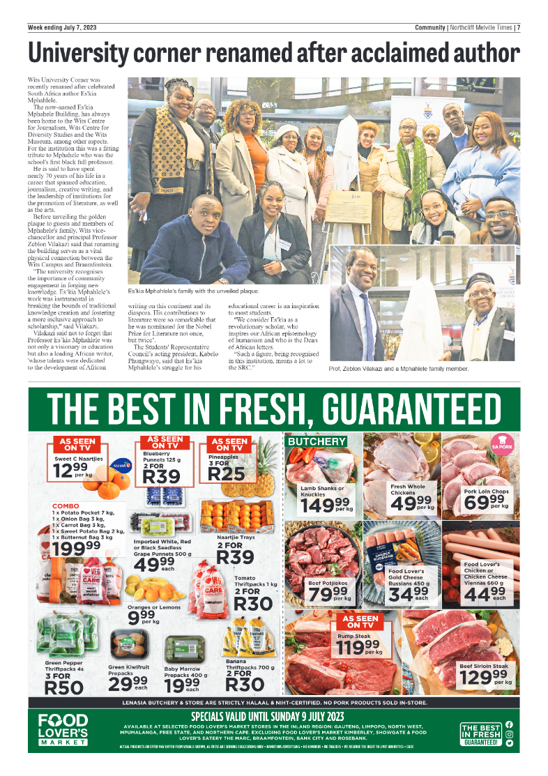 Northcliff Melville Times 07 July 2023 page 7