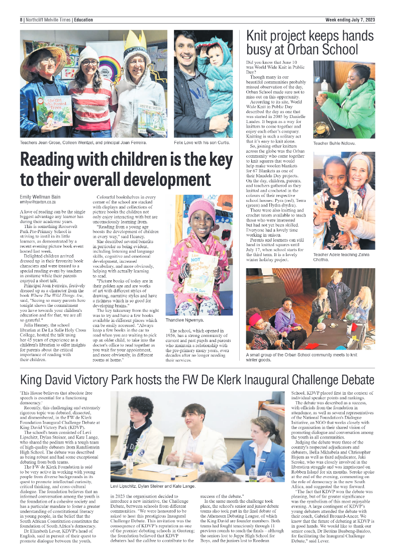 Northcliff Melville Times 07 July 2023 page 8