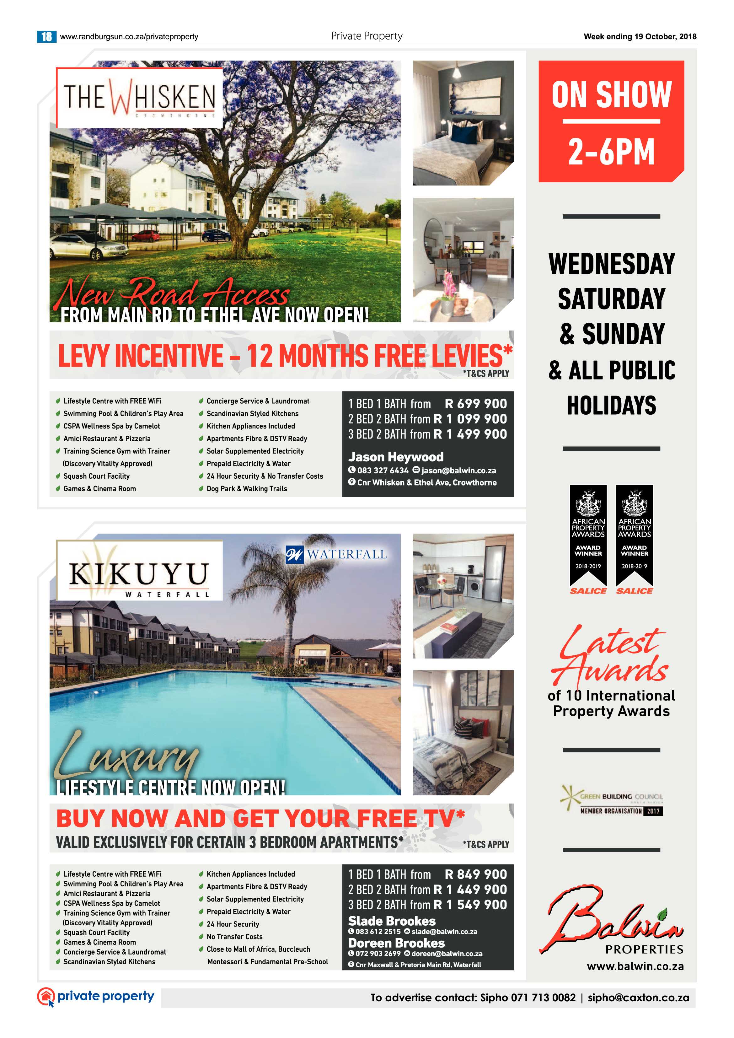 Randburg Sun 19 October 2018 page 18