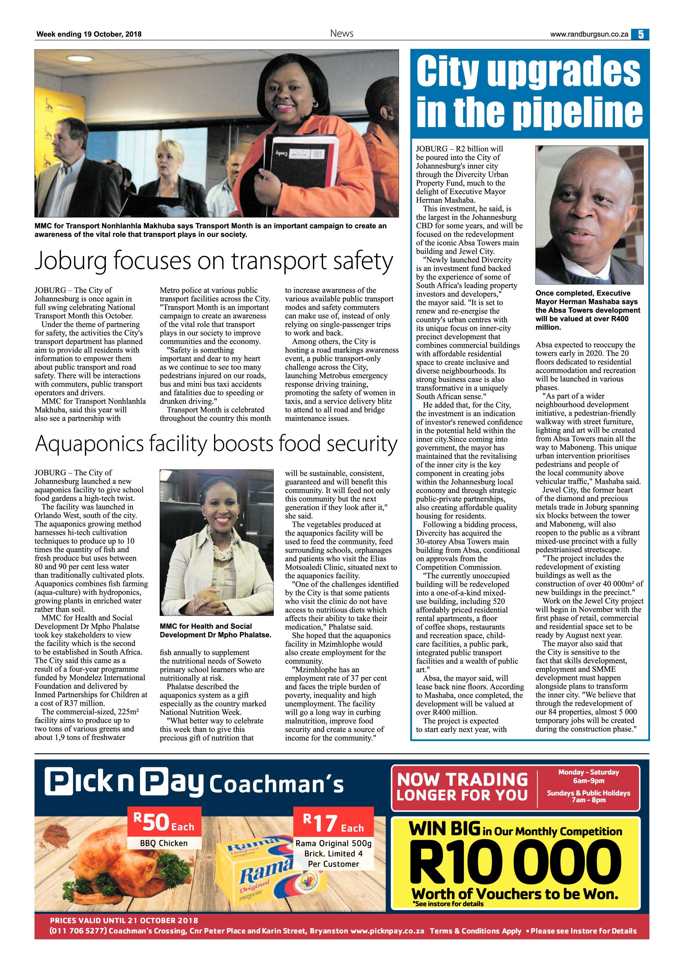Randburg Sun 19 October 2018 page 5