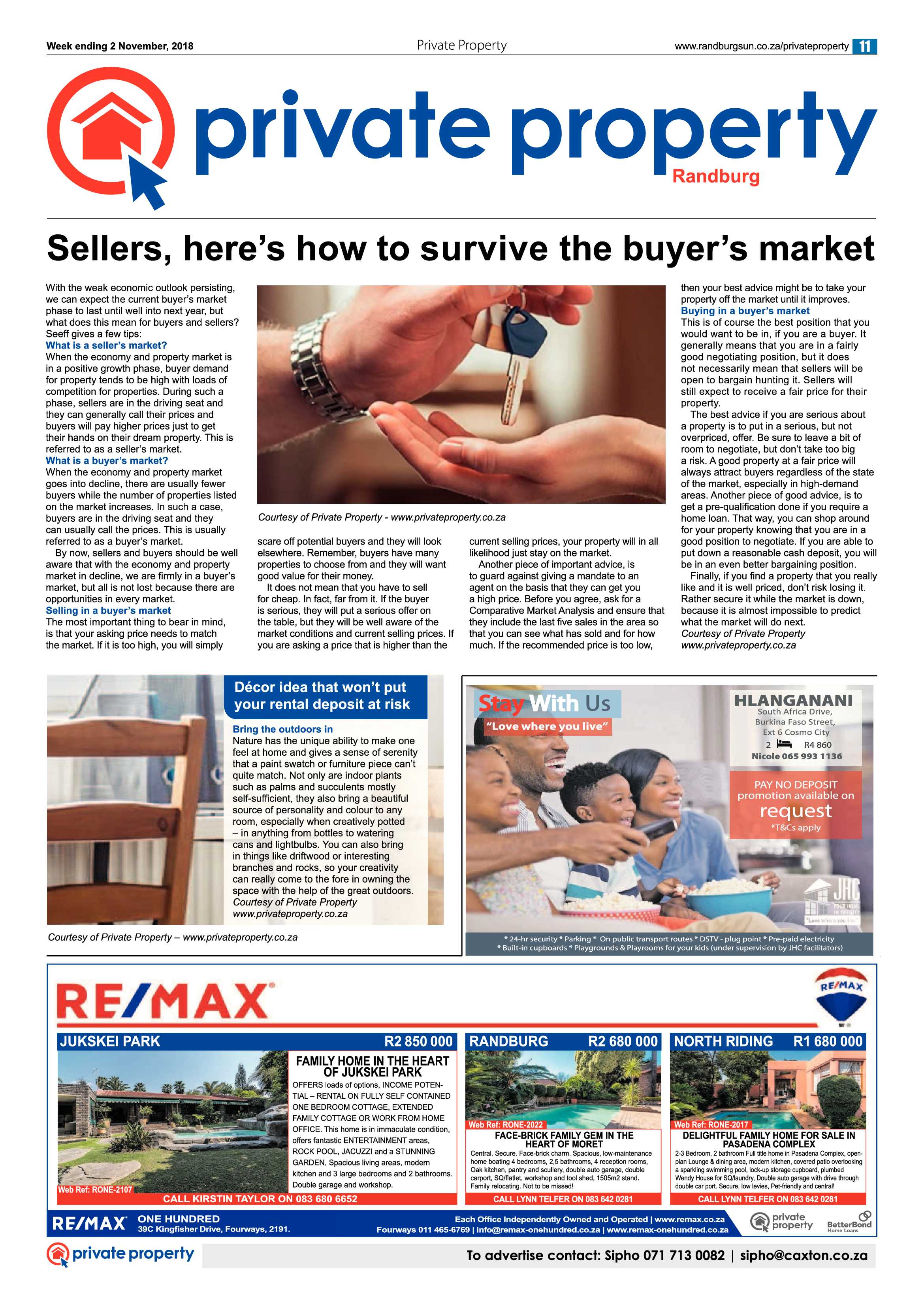 Randburg Sun 2 November 2018 page 11