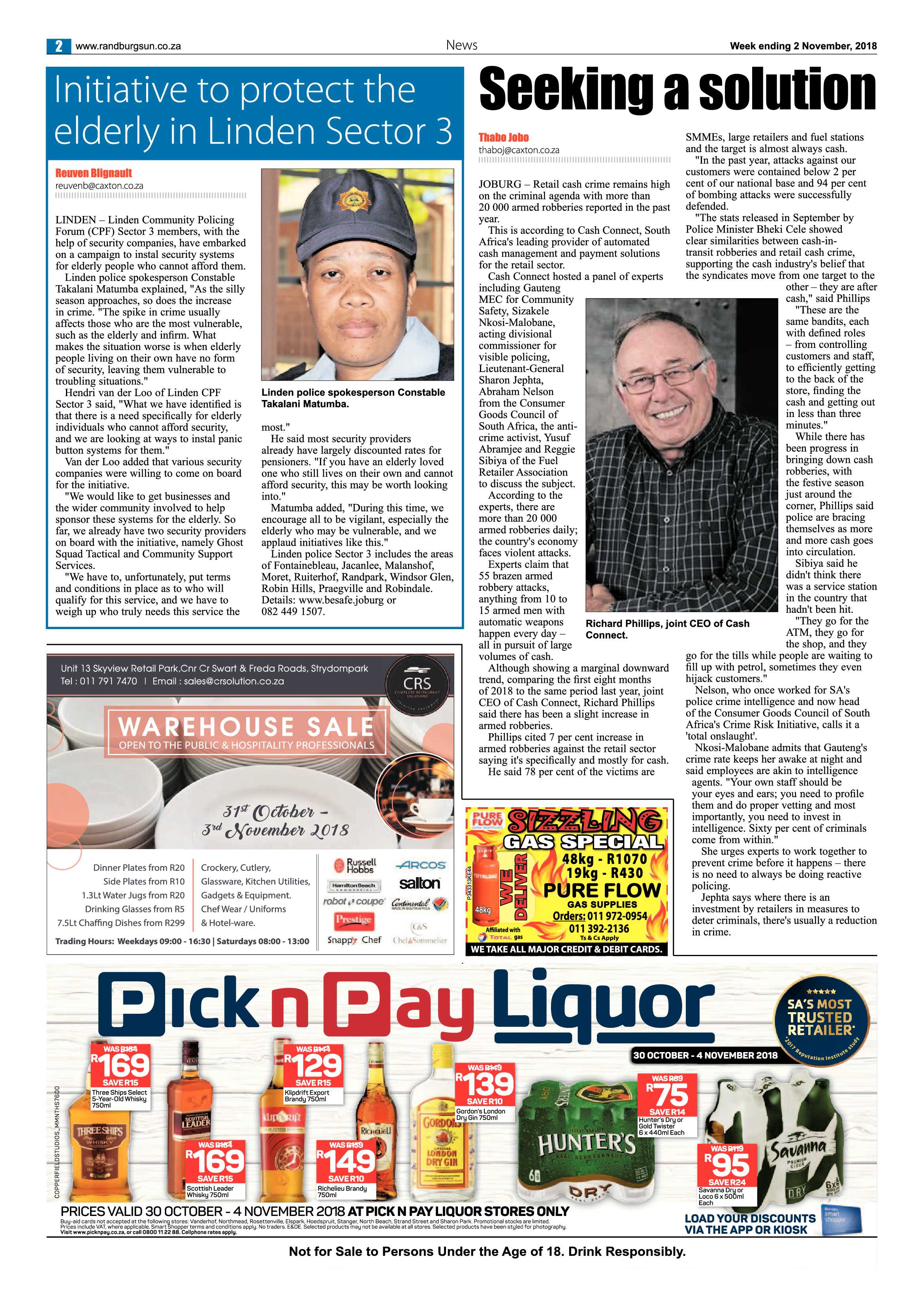 Randburg Sun 2 November 2018 page 2