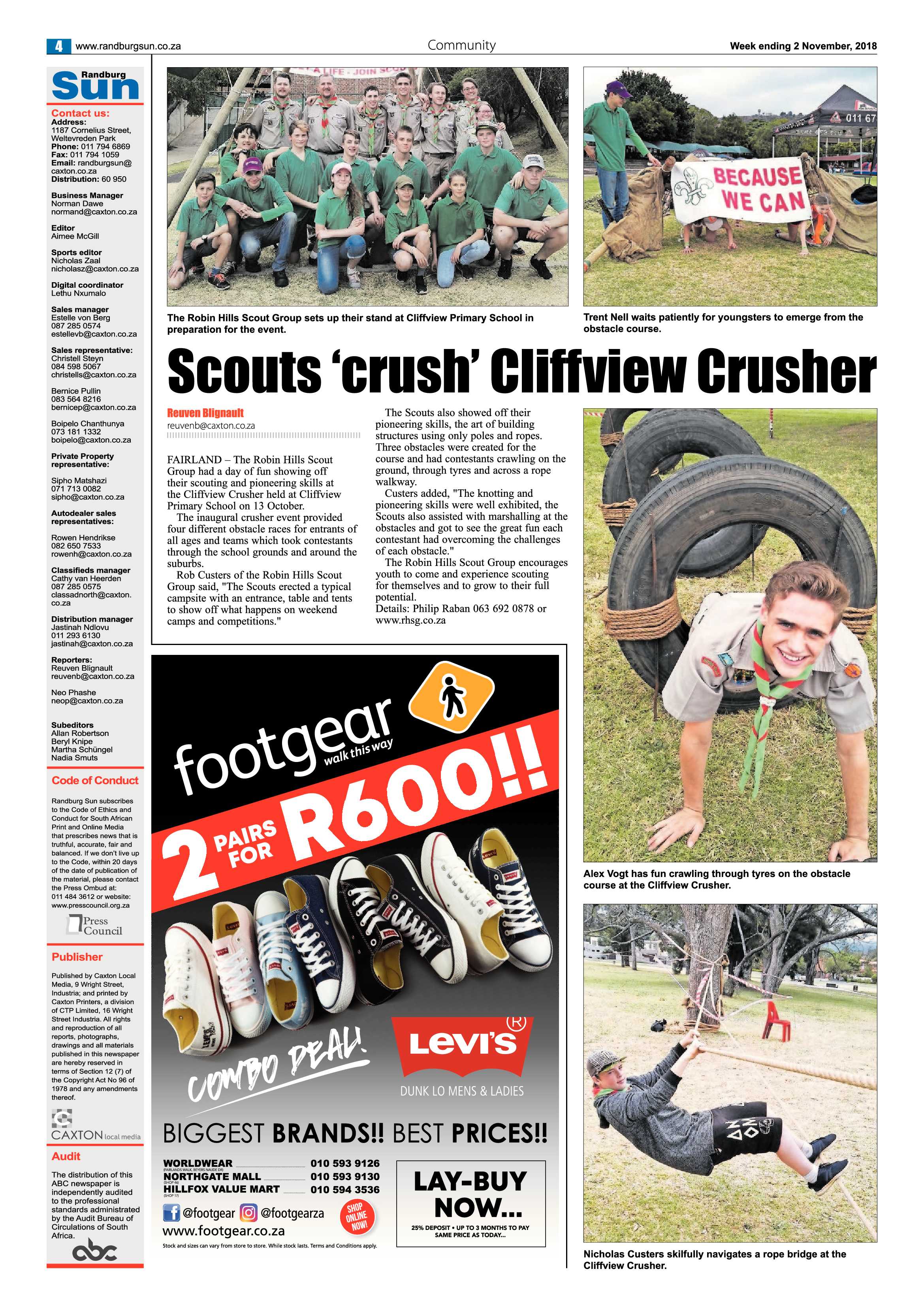 Randburg Sun 2 November 2018 page 4